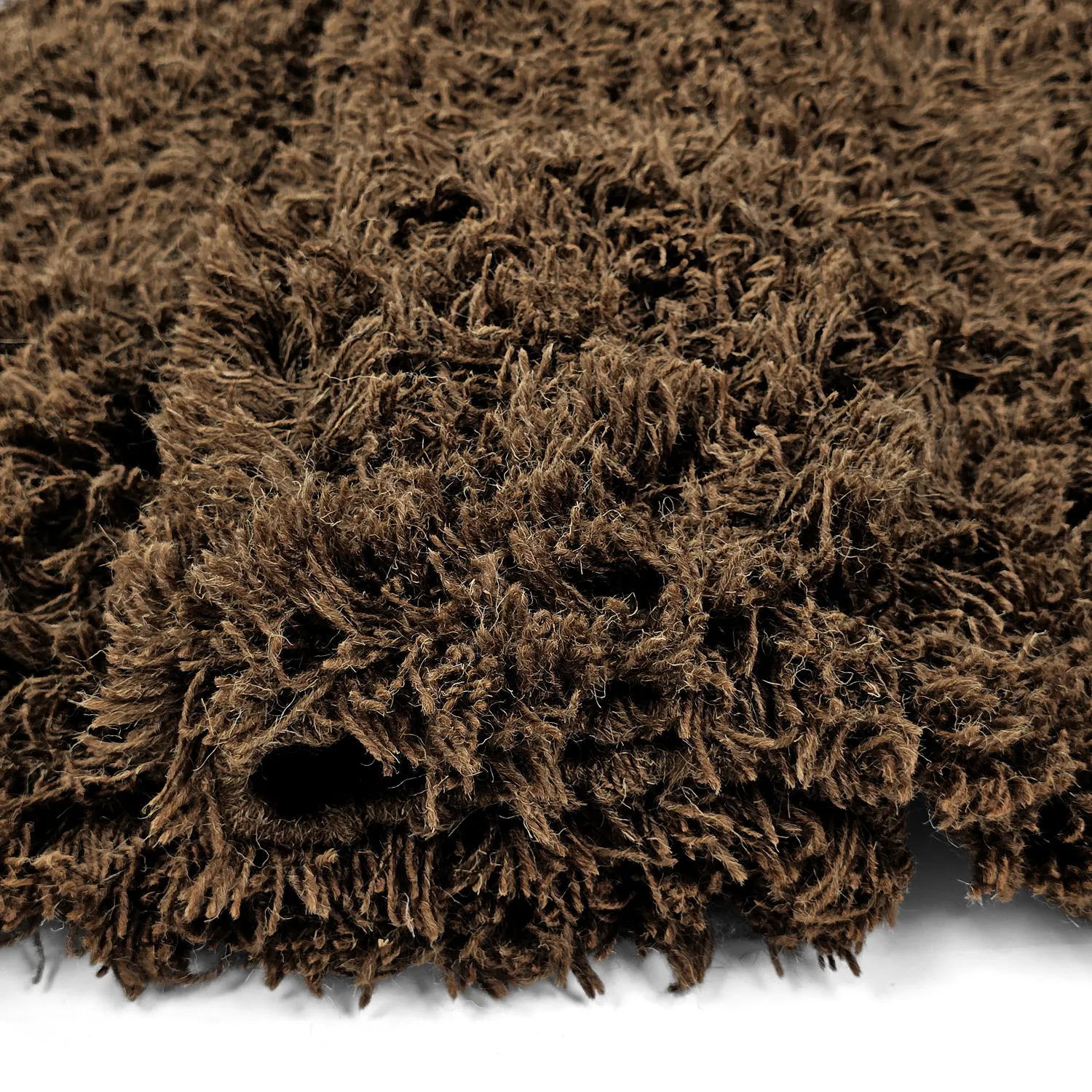 Ryijymatot - Melilla Hand Woven Wool Shaggy (ruskea)