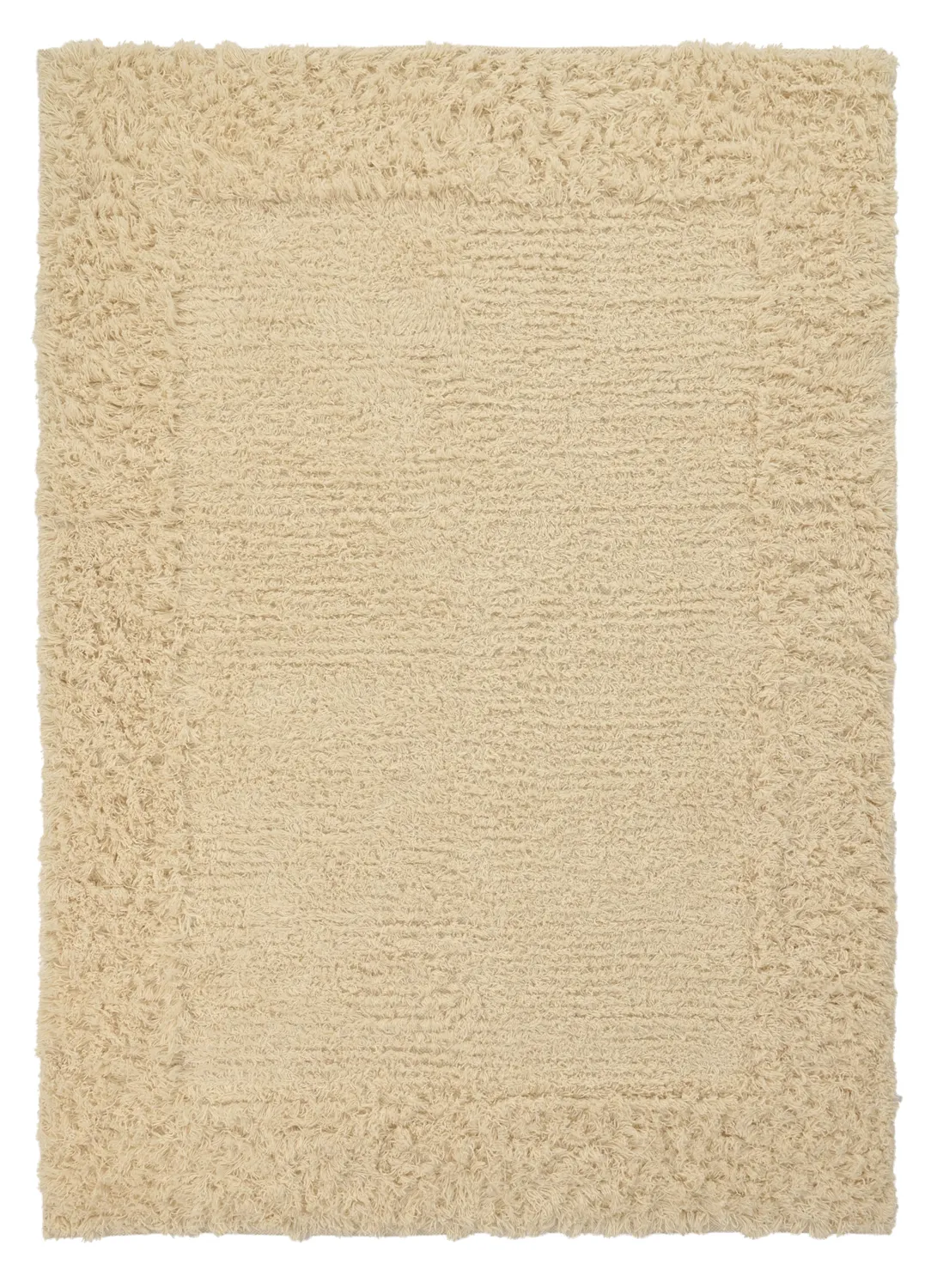 Ryijymatot - Melilla Hand Woven Wool Shaggy (luonto)