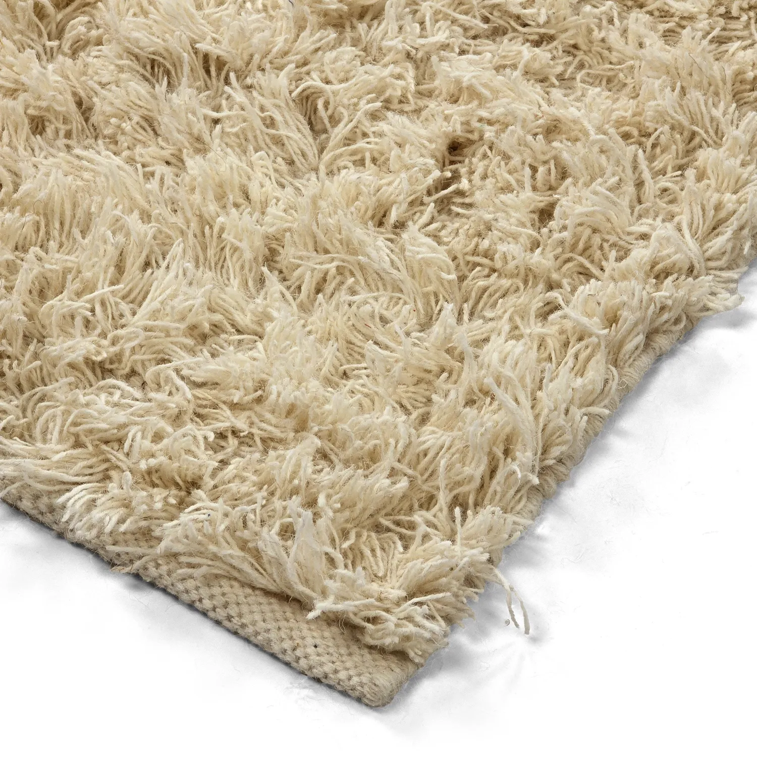 Ryijymatot - Melilla Hand Woven Wool Shaggy (luonto)