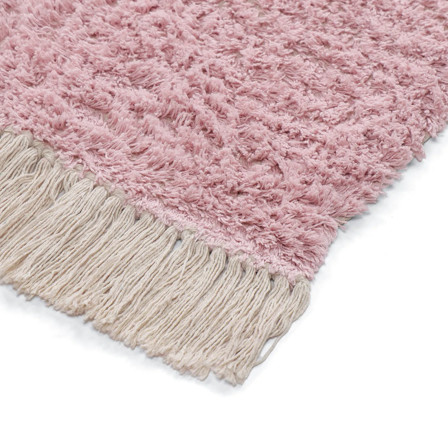 Ryijymatot - Amira Natural Cotton Shaggy (pinkki)