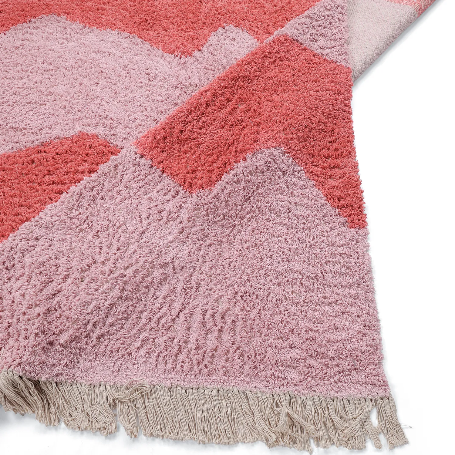 Ryijymatot - Amira Natural Cotton Shaggy (pinkki)