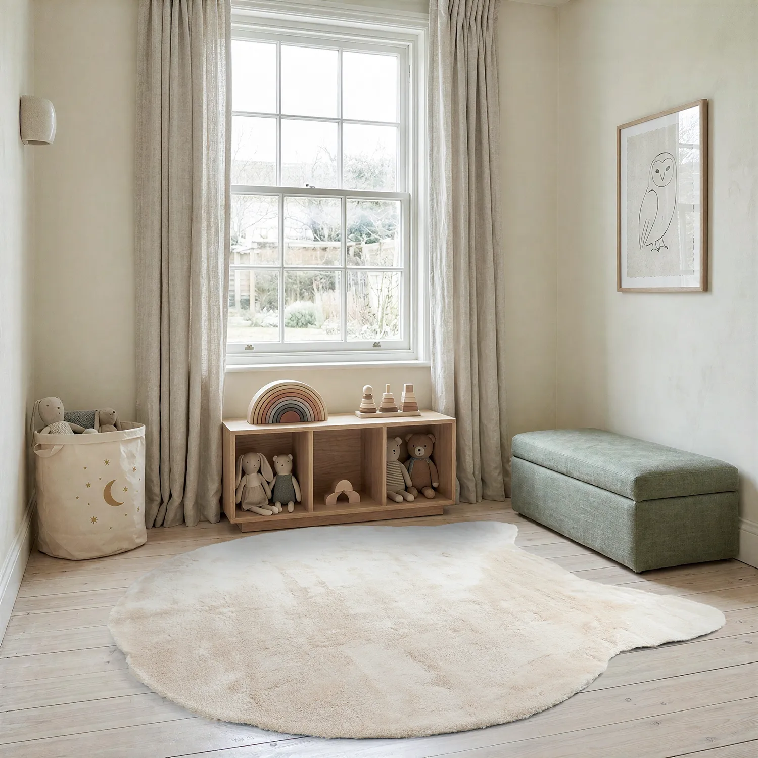 Lastenmatto - Aranga Super Soft Cat (beige)