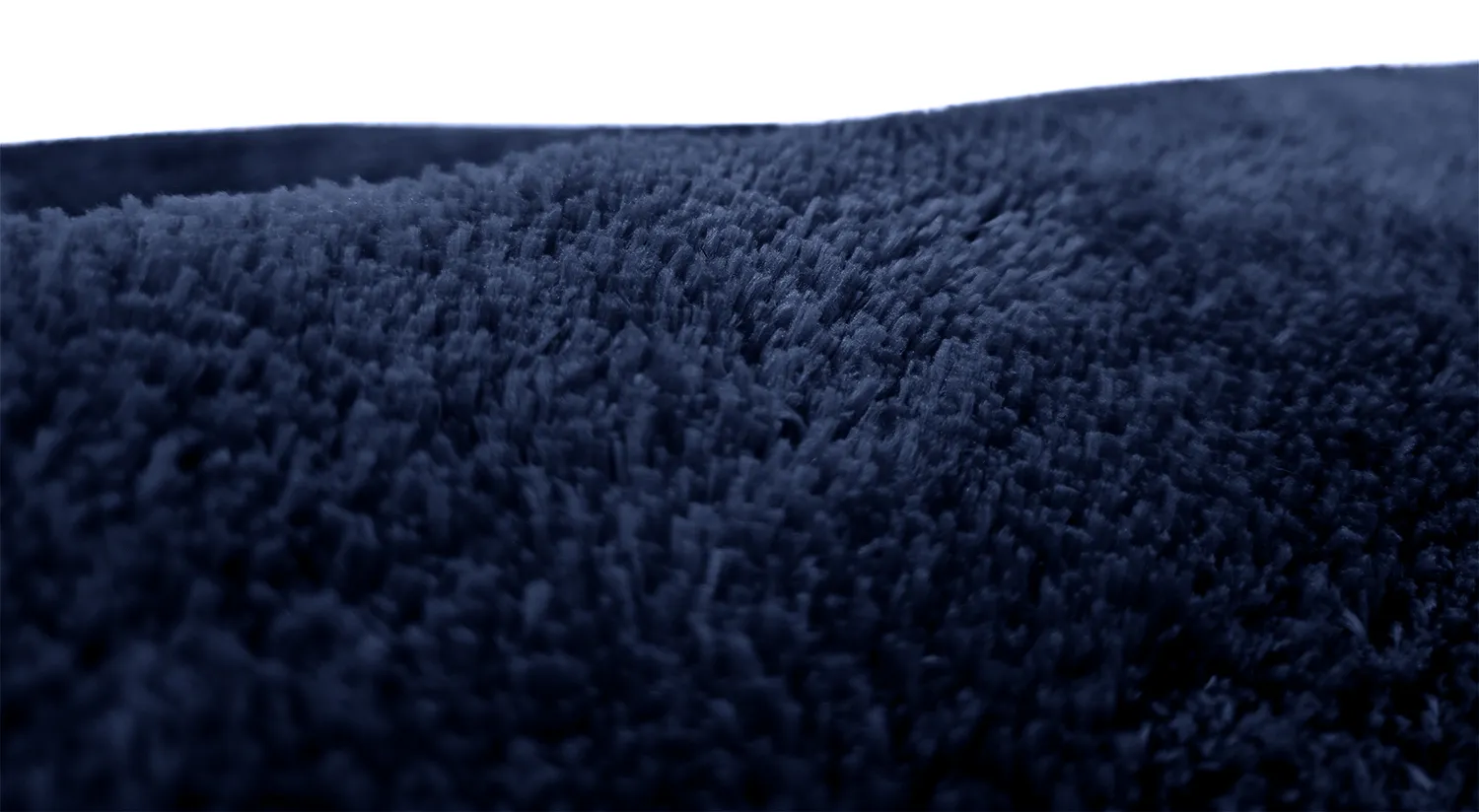 Pyöreä matot - Aranga Super Soft Fur (tummansininen)