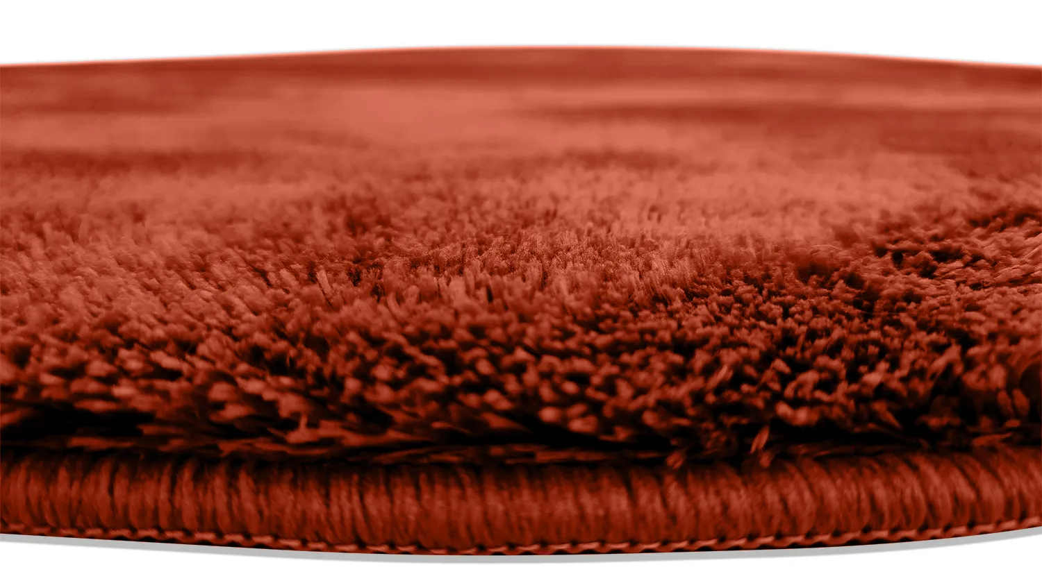 Pyöreä matot - Aranga Super Soft Fur (punainen)