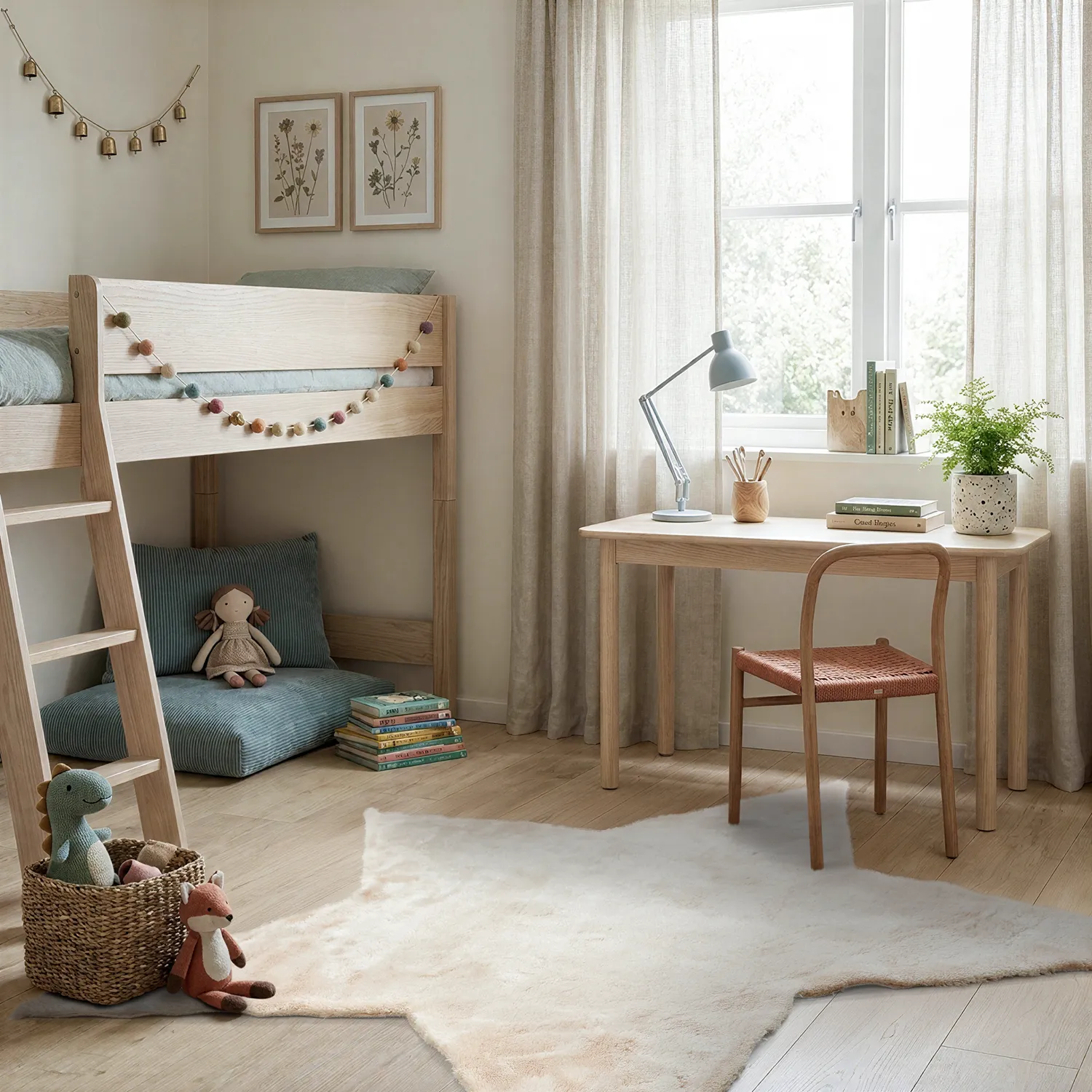 Lastenmatto - Aranga Super Soft Star (beige)