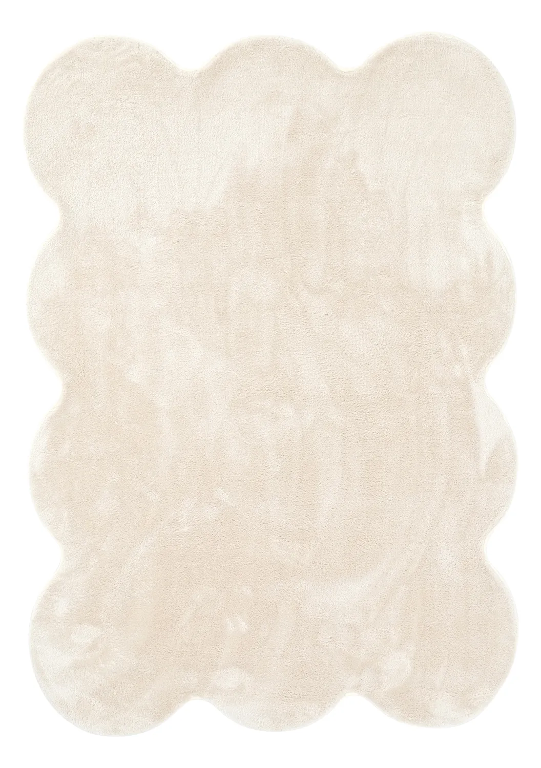 Aaltoileva nukkamatto - Aranga Super Soft Fur (beige)