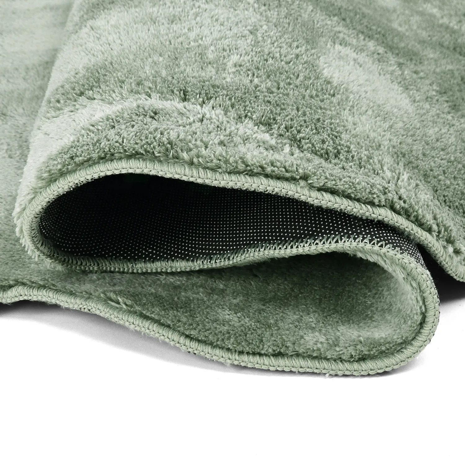 Aaltoileva nukkamatto - Aranga Super Soft Fur (vihreä)
