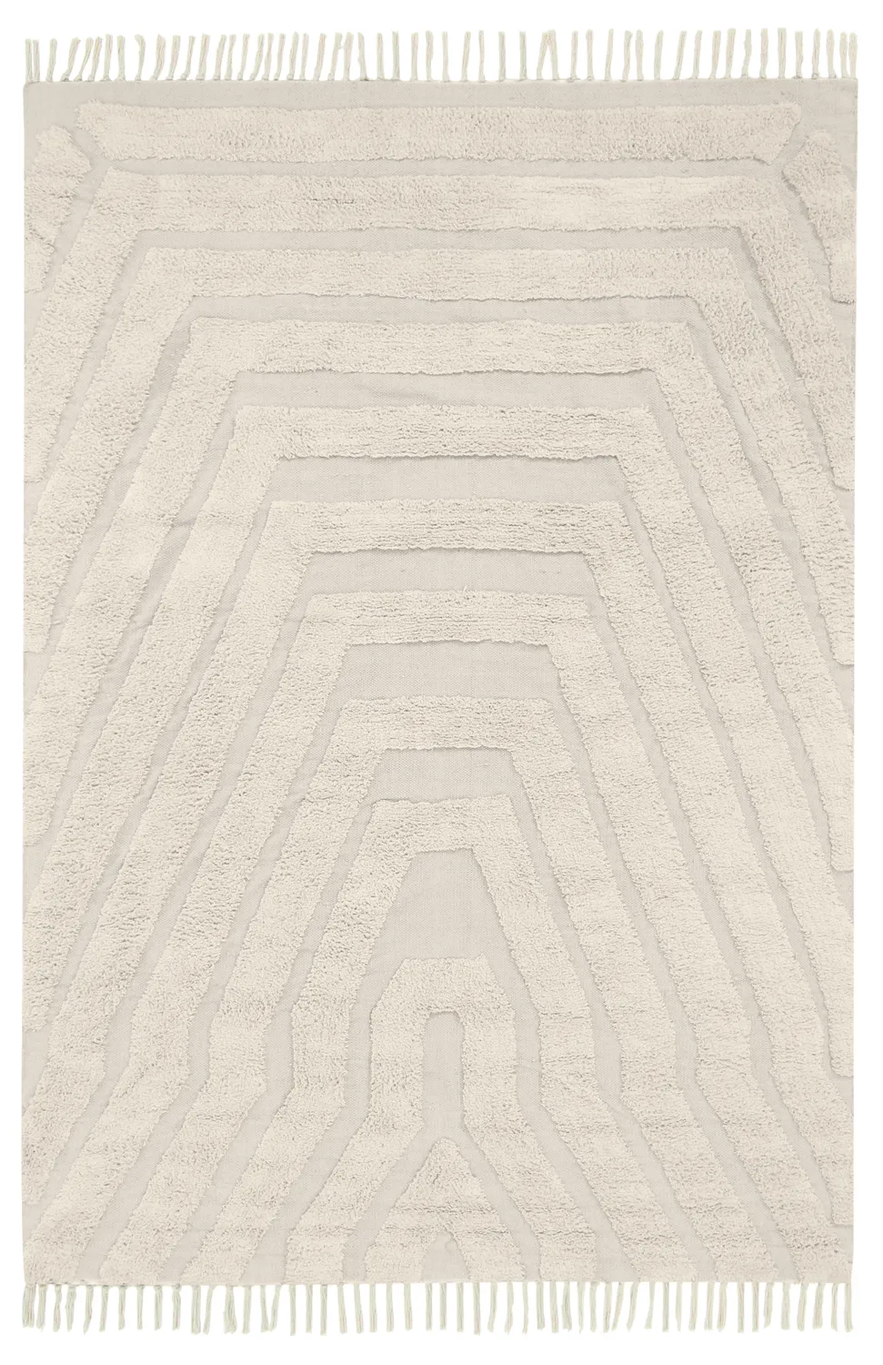 Ryijymatot - Callista Natural Cotton Shaggy (beige)