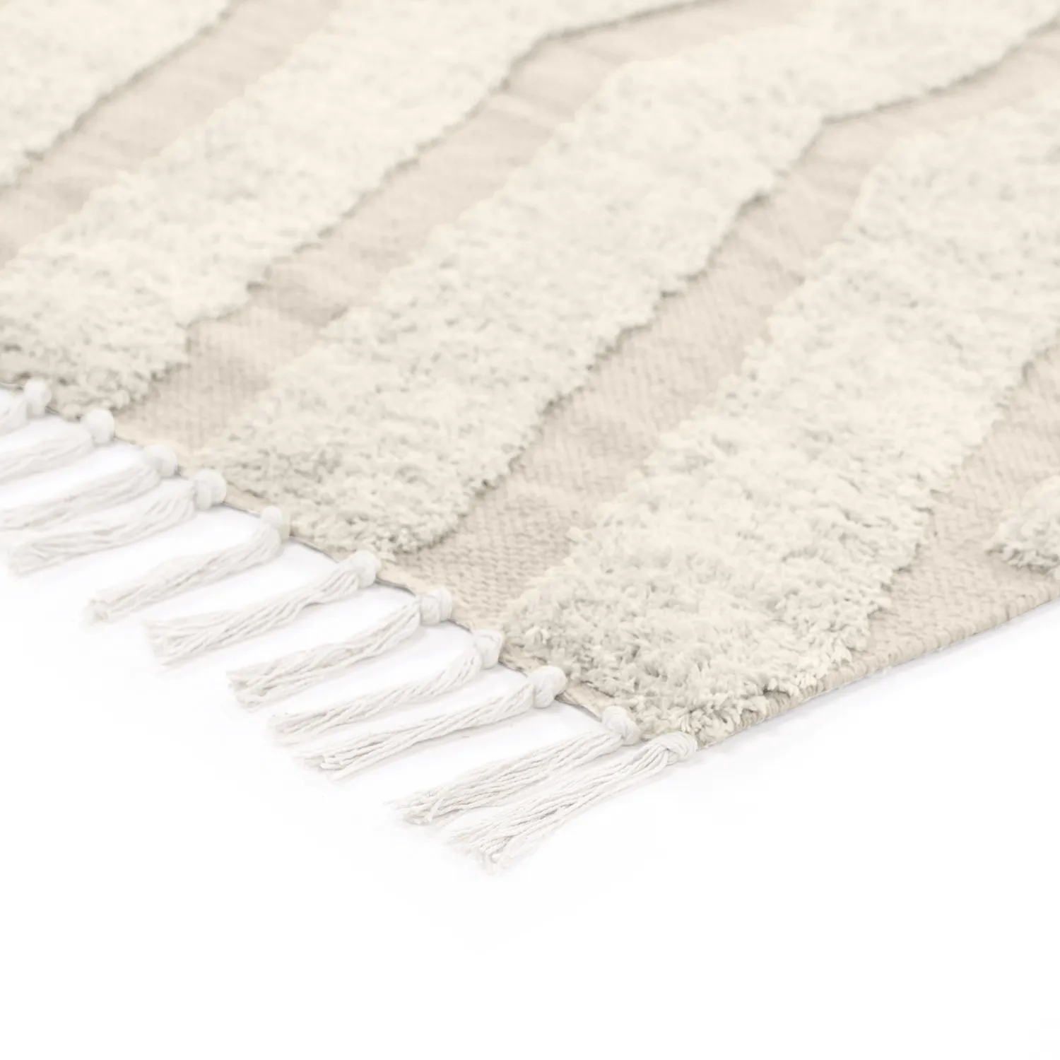 Ryijymatot - Callista Natural Cotton Shaggy (beige)