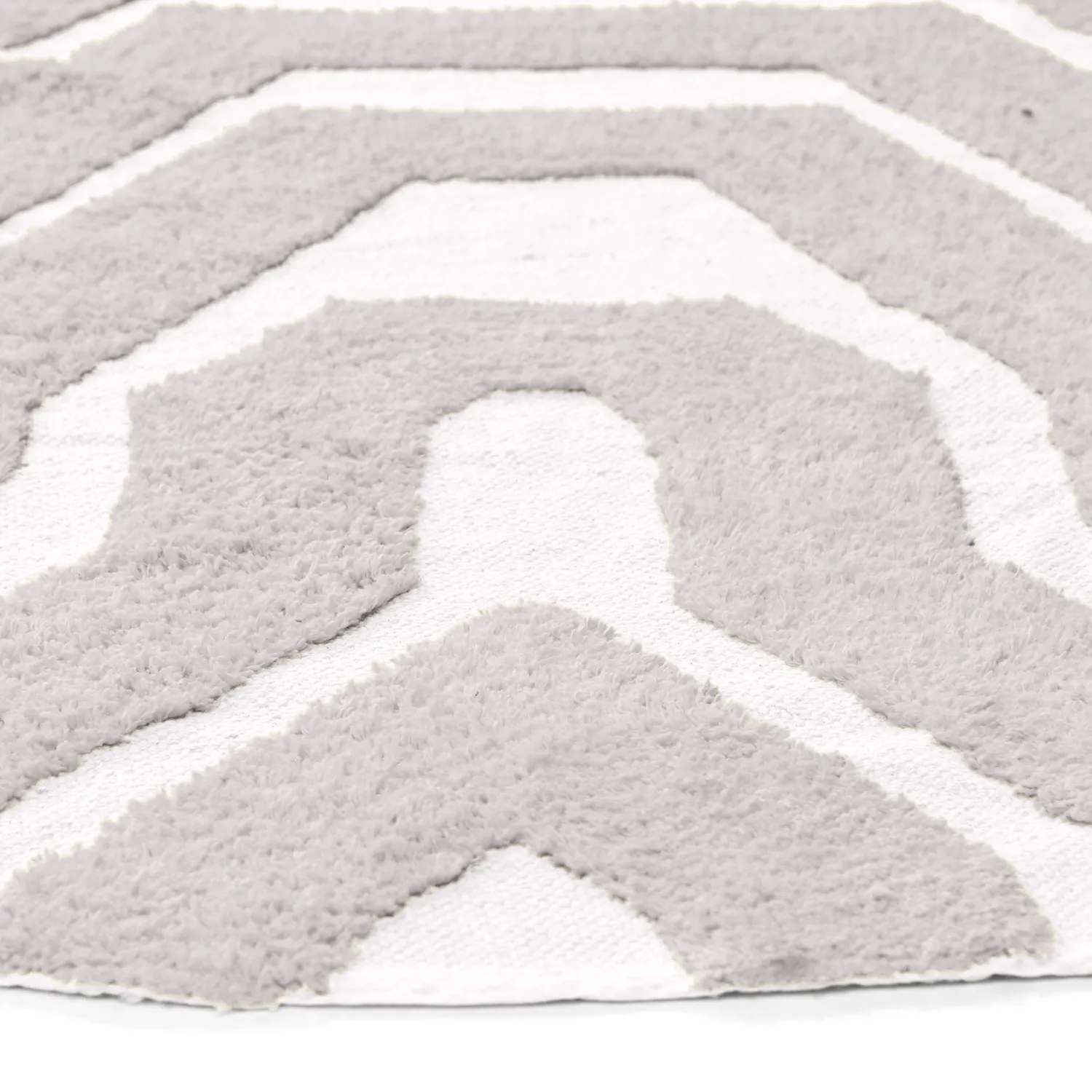 Pyöreät matot - Callista Natural Cotton Shaggy (taupe)