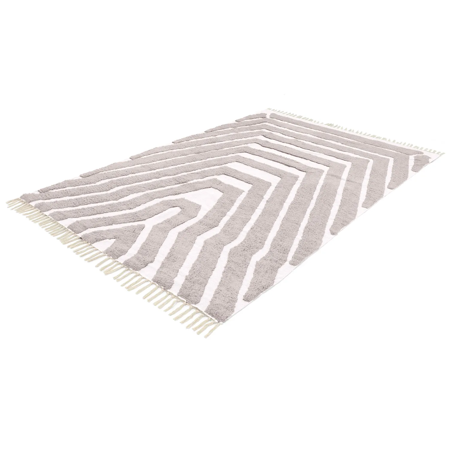 Ryijymatot - Callista Natural Cotton Shaggy (taupe)