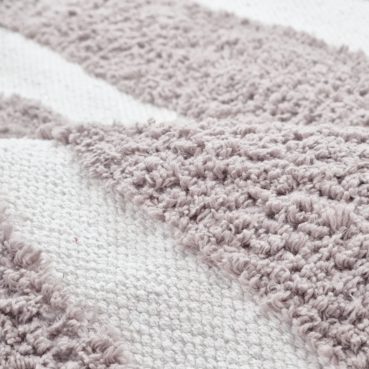 Pyöreät matot - Callista Natural Cotton Shaggy (taupe)