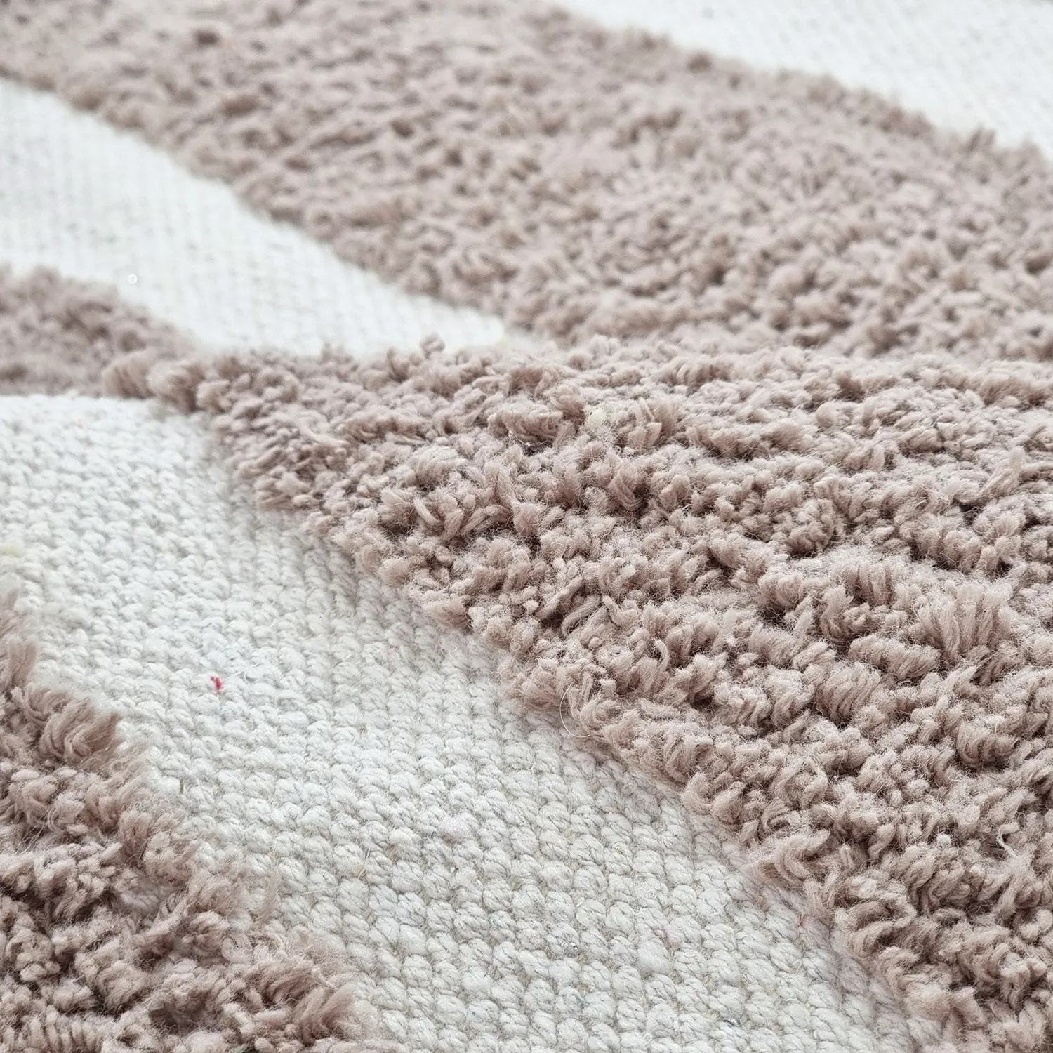 Ryijymatot - Callista Natural Cotton Shaggy (taupe)