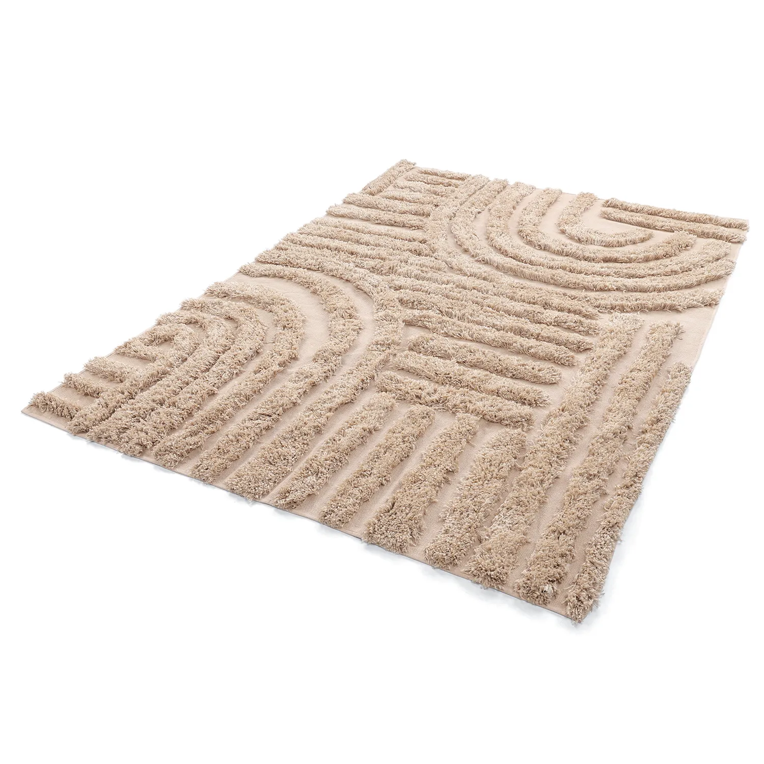 Ryijymatot - Cazorla Natural Cotton Shaggy (beige)
