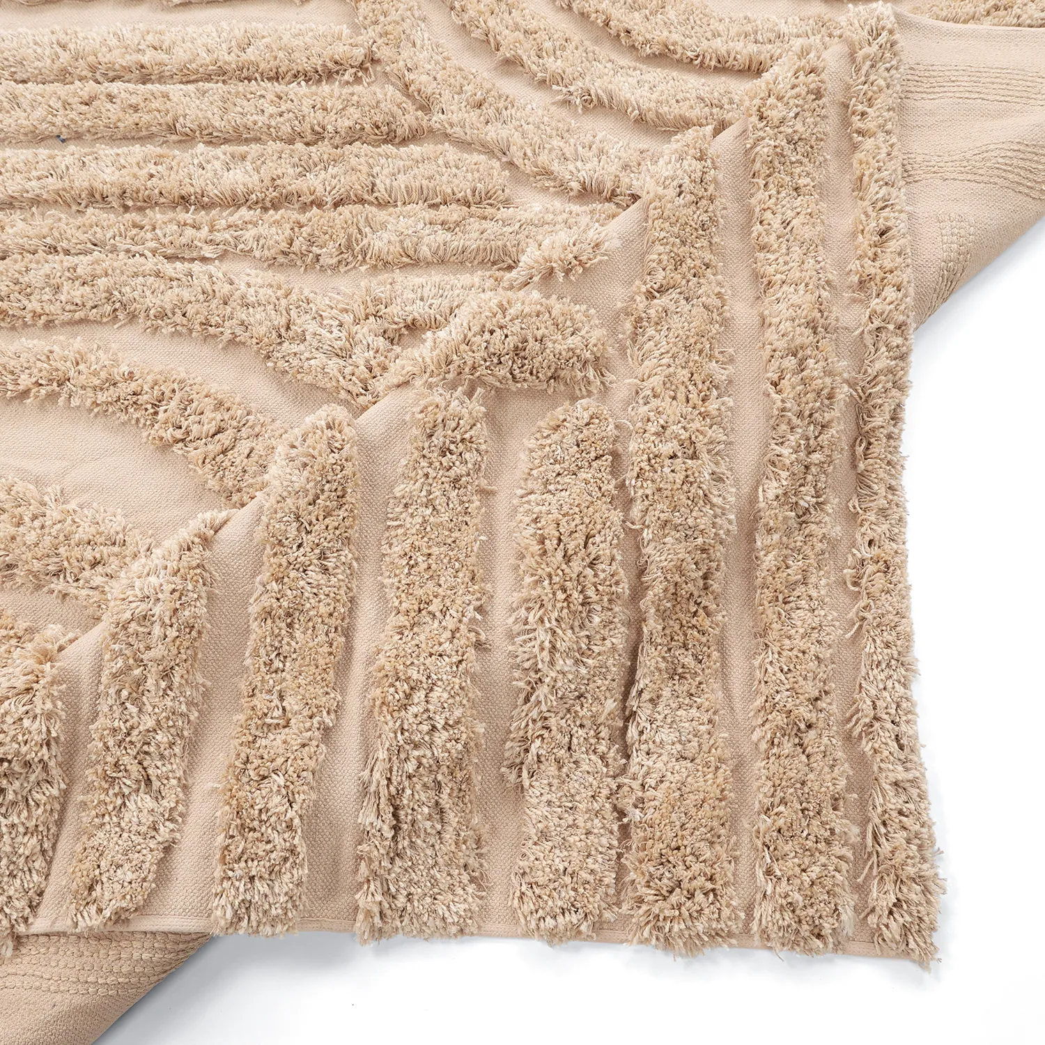Ryijymatot - Cazorla Natural Cotton Shaggy (beige)