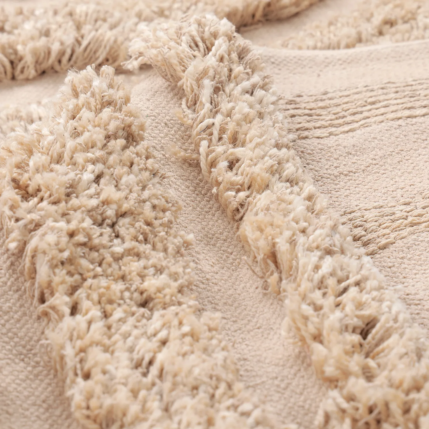 Ryijymatot - Cazorla Natural Cotton Shaggy (beige)