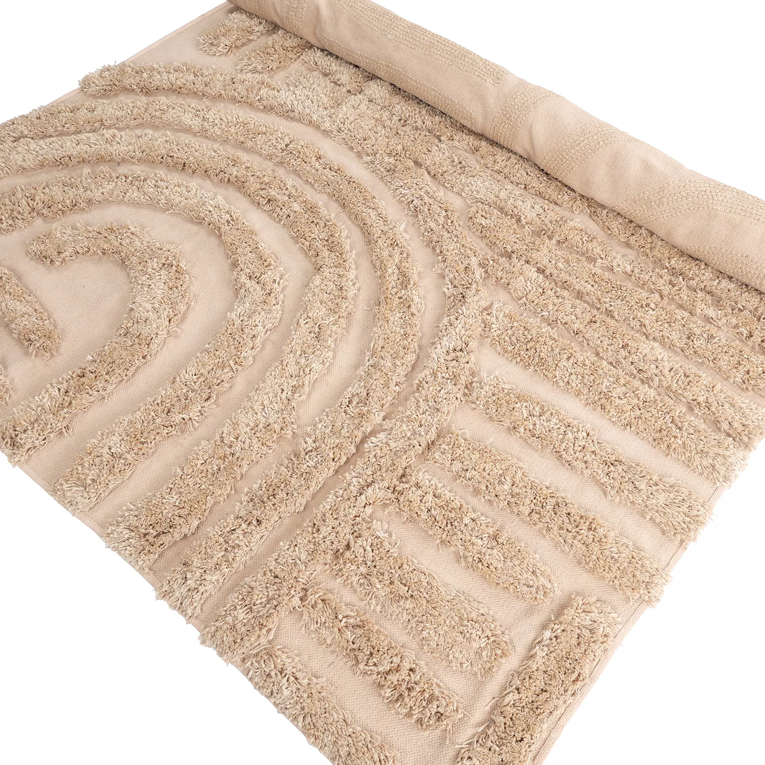Ryijymatot - Cazorla Natural Cotton Shaggy (beige)