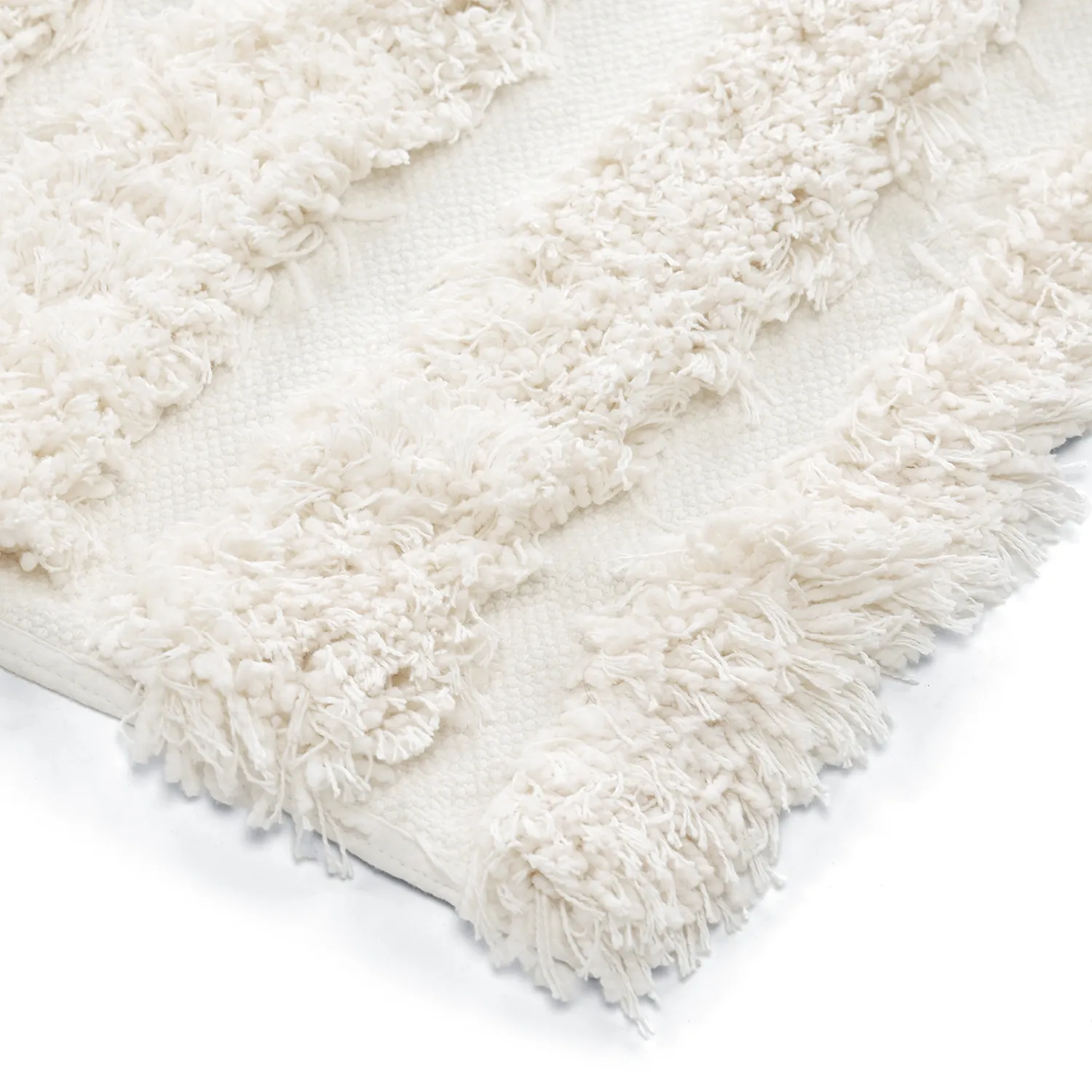 Ryijymatot - Cazorla Natural Cotton Shaggy (luonnonvalkoinen)