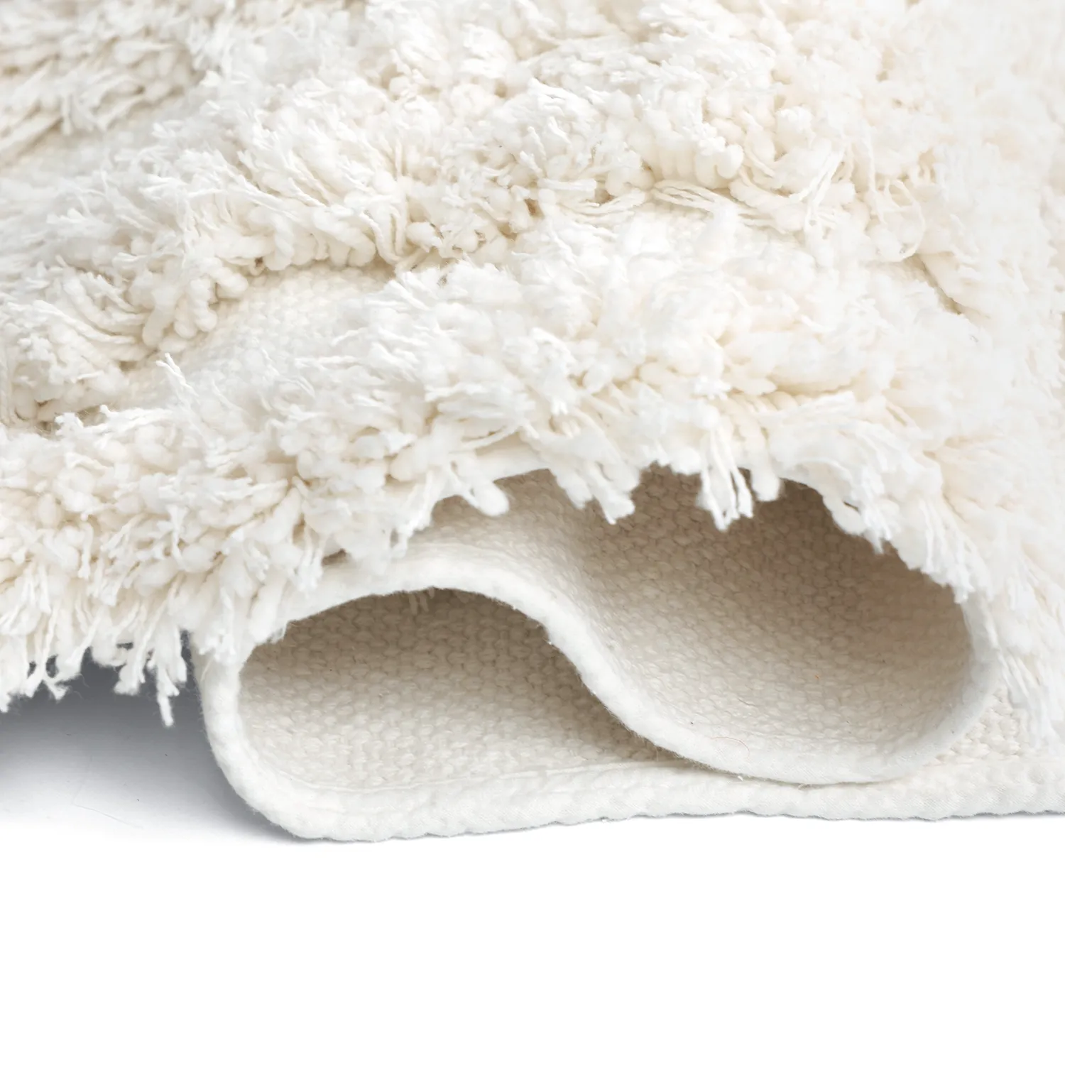 Ryijymatot - Cazorla Natural Cotton Shaggy (luonnonvalkoinen)