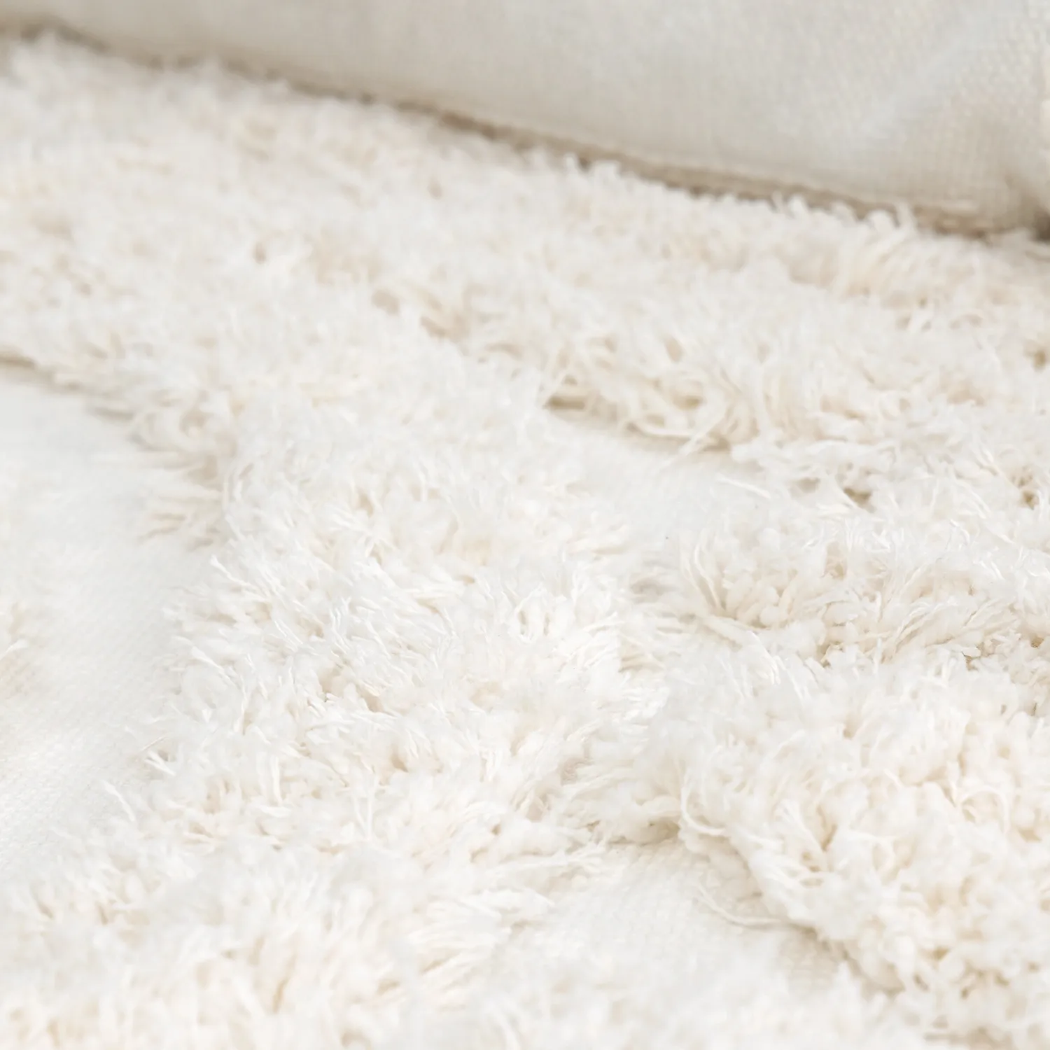 Ryijymatot - Cazorla Natural Cotton Shaggy (luonnonvalkoinen)