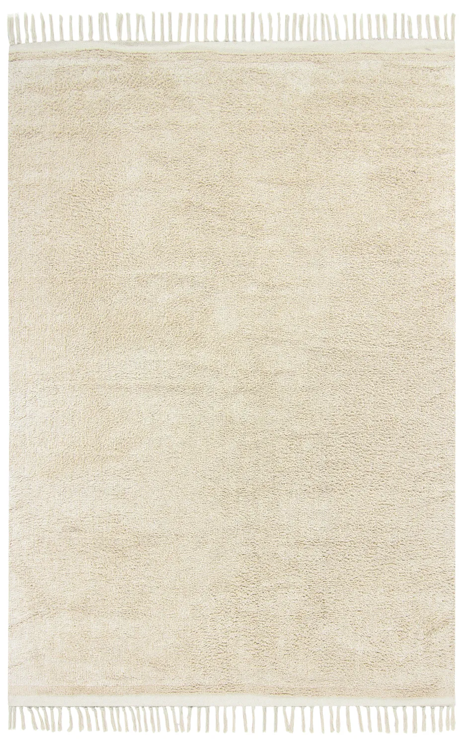 Ryijymatot - Celina Natural Cotton Shaggy (luonnonvalkoinen/beige)