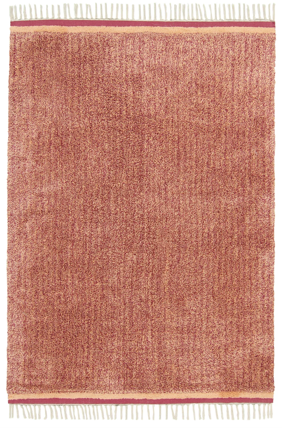 Ryijymatot - Celina Natural Cotton Shaggy (punainen)