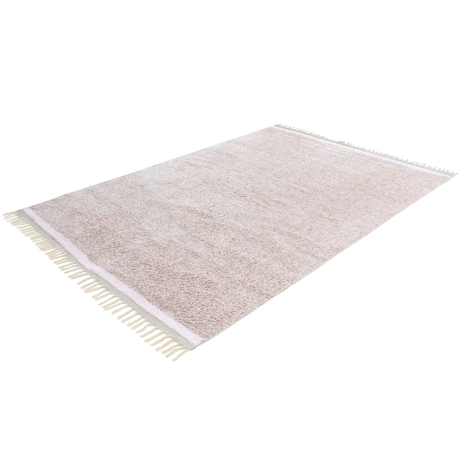 Ryijymatot - Celina Natural Cotton Shaggy (taupe/laventeli)