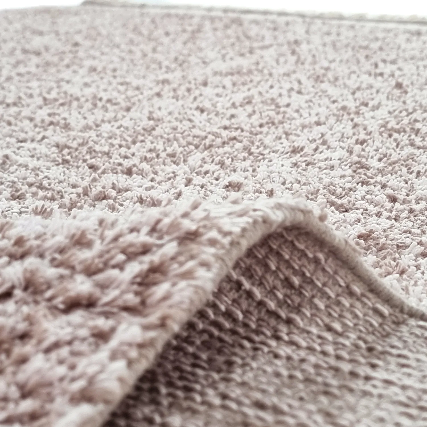 Ryijymatot - Celina Natural Cotton Shaggy (taupe/laventeli)
