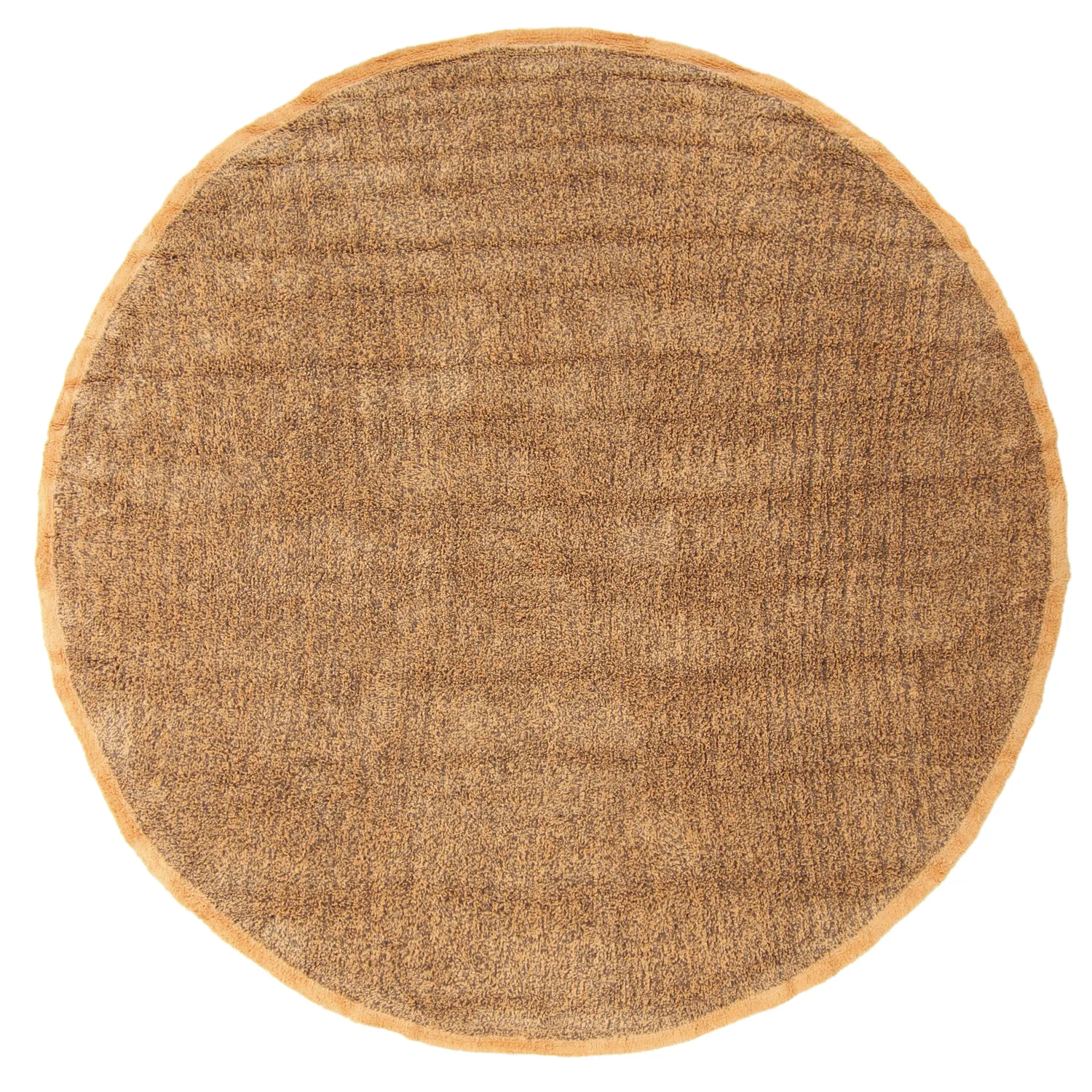 Pyöreät matot - Celina Natural Cotton Shaggy (ruskea/oranssi)