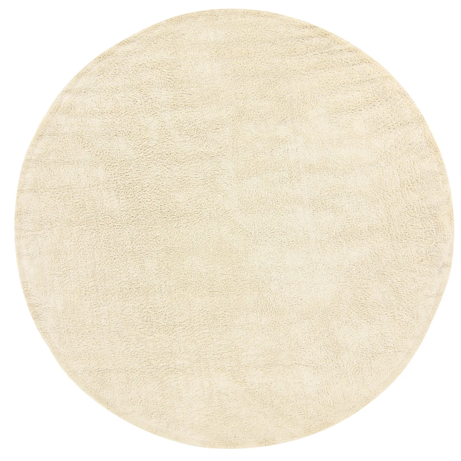 Pyöreät matot - Celina Natural Cotton Shaggy (luonnonvalkoinen/beige)