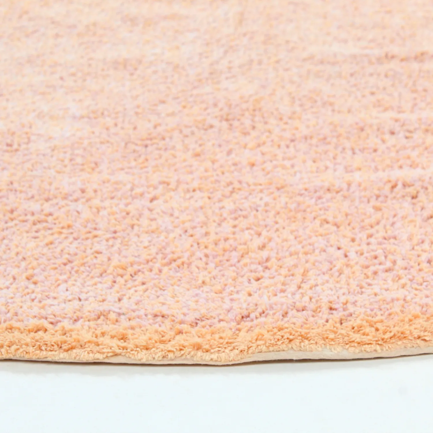 Pyöreät matot - Celina Natural Cotton Shaggy (pinkki/beige)