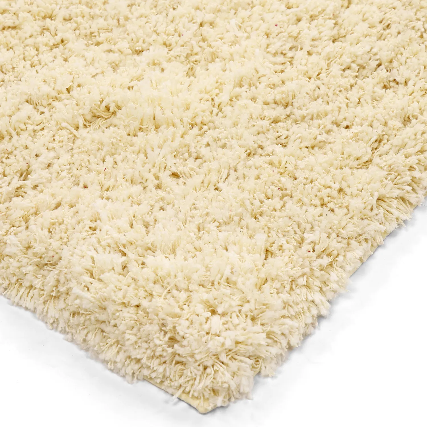 Ryijymatot - Combarro Solid Cotton Shaggy (vaaleankeltainen)