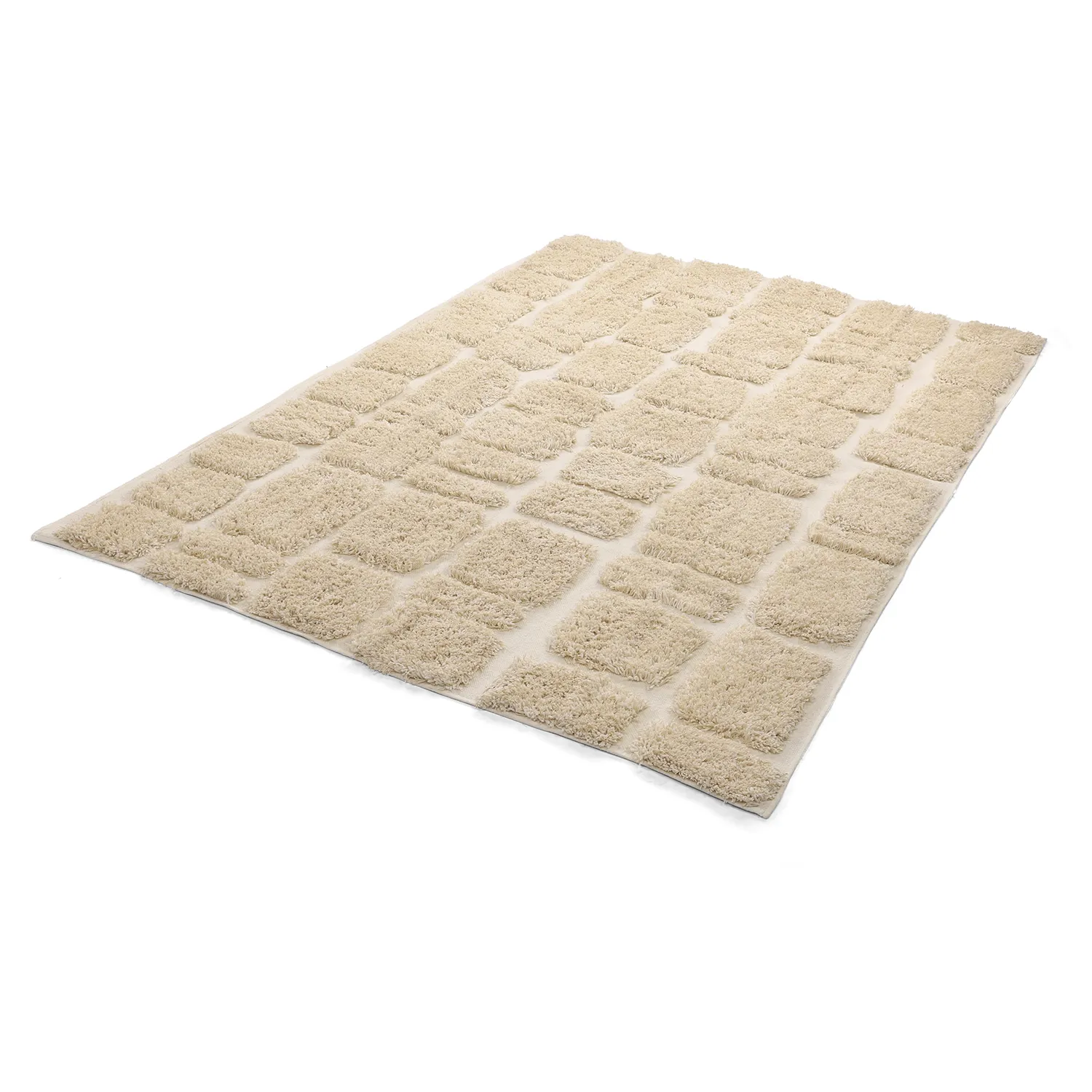 Ryijymatot - Otranto Natural Cotton Shaggy (luonnonvalkoinen)
