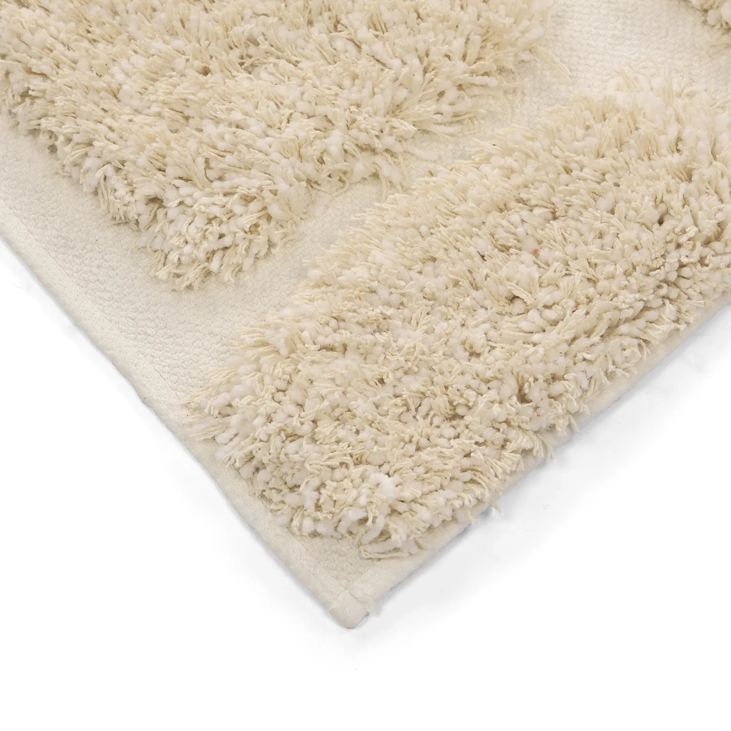 Ryijymatot - Otranto Natural Cotton Shaggy (luonnonvalkoinen)