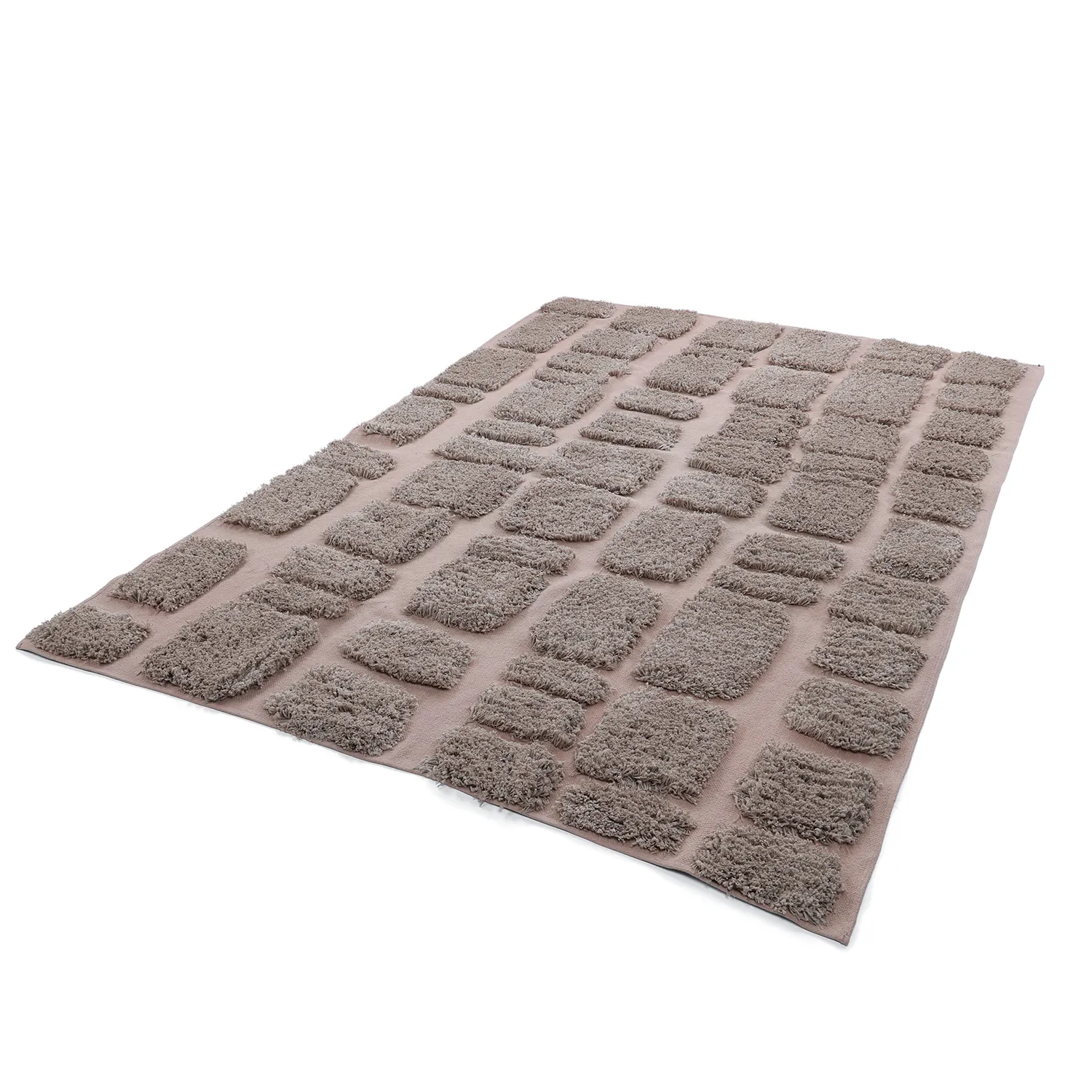 Ryijymatot - Otranto Natural Cotton Shaggy (taupe)