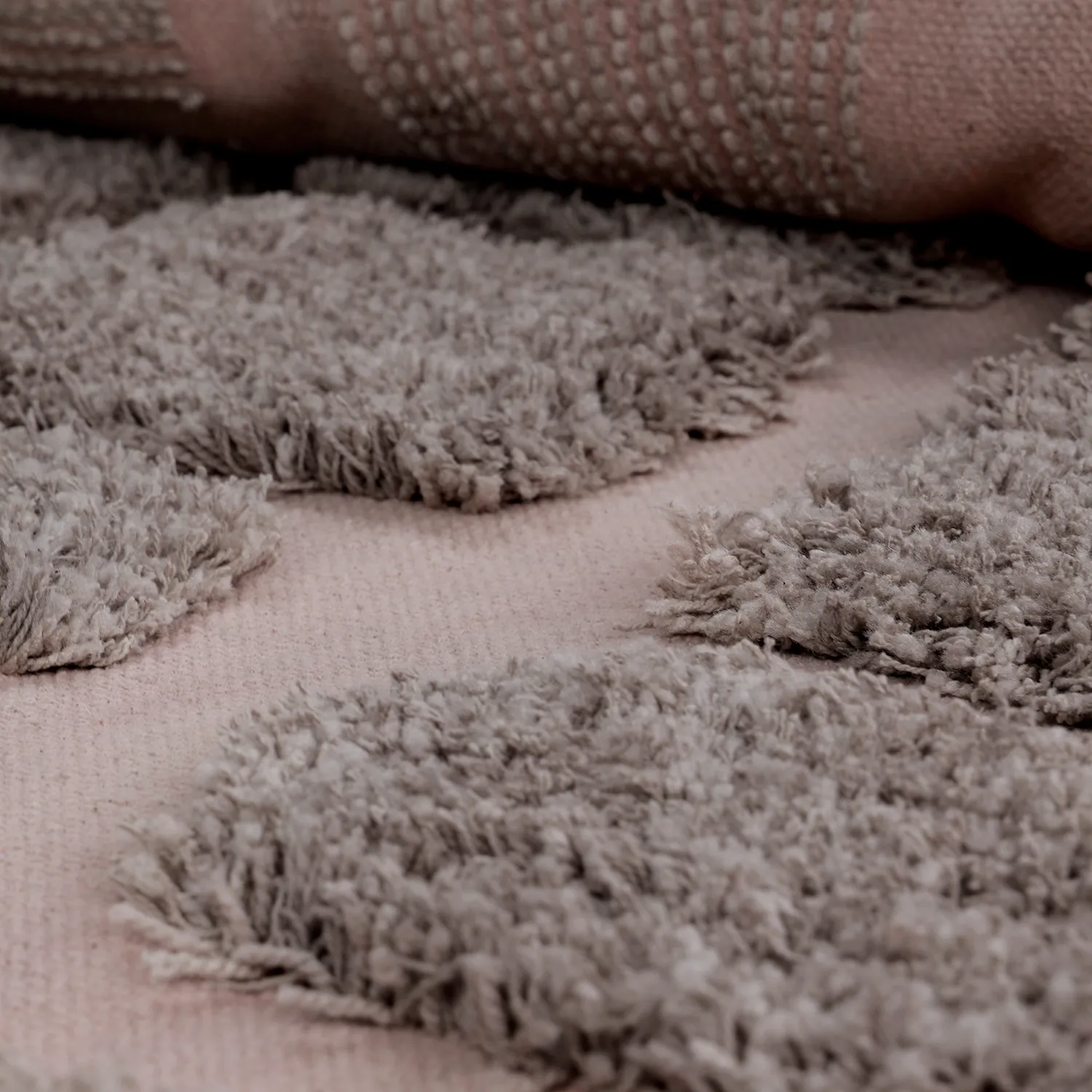 Ryijymatot - Otranto Natural Cotton Shaggy (taupe)