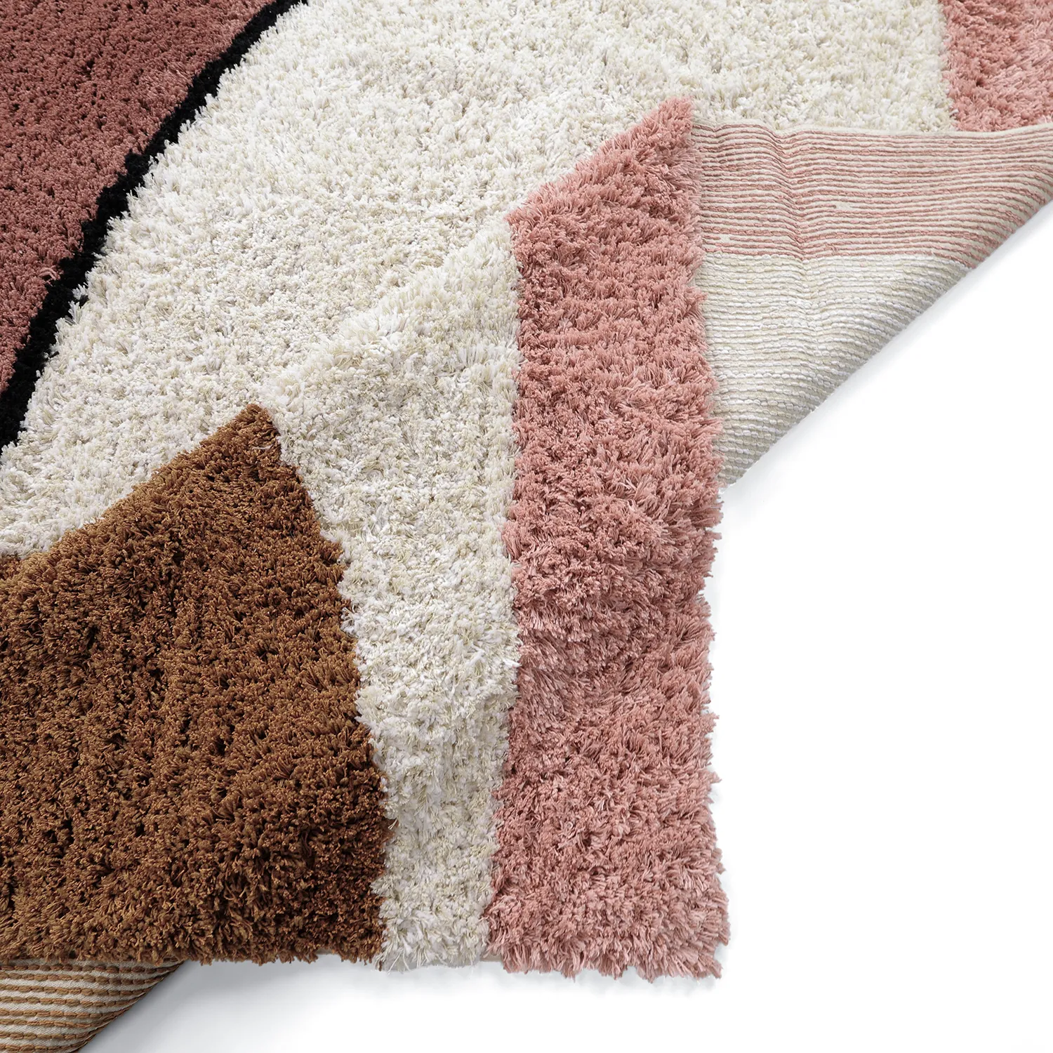 Ryijymatot - Perast Natural Cotton Shaggy (multi)
