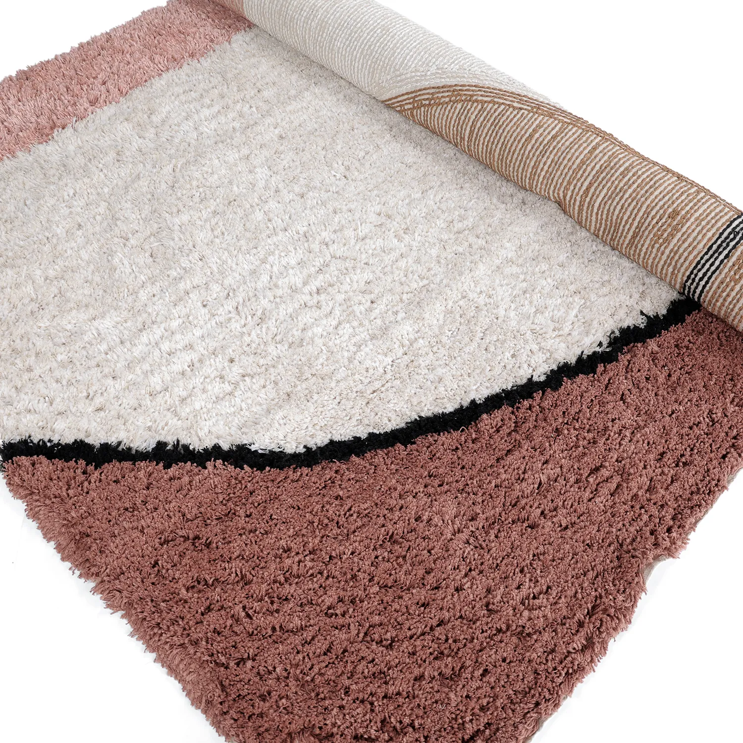 Ryijymatot - Perast Natural Cotton Shaggy (multi)