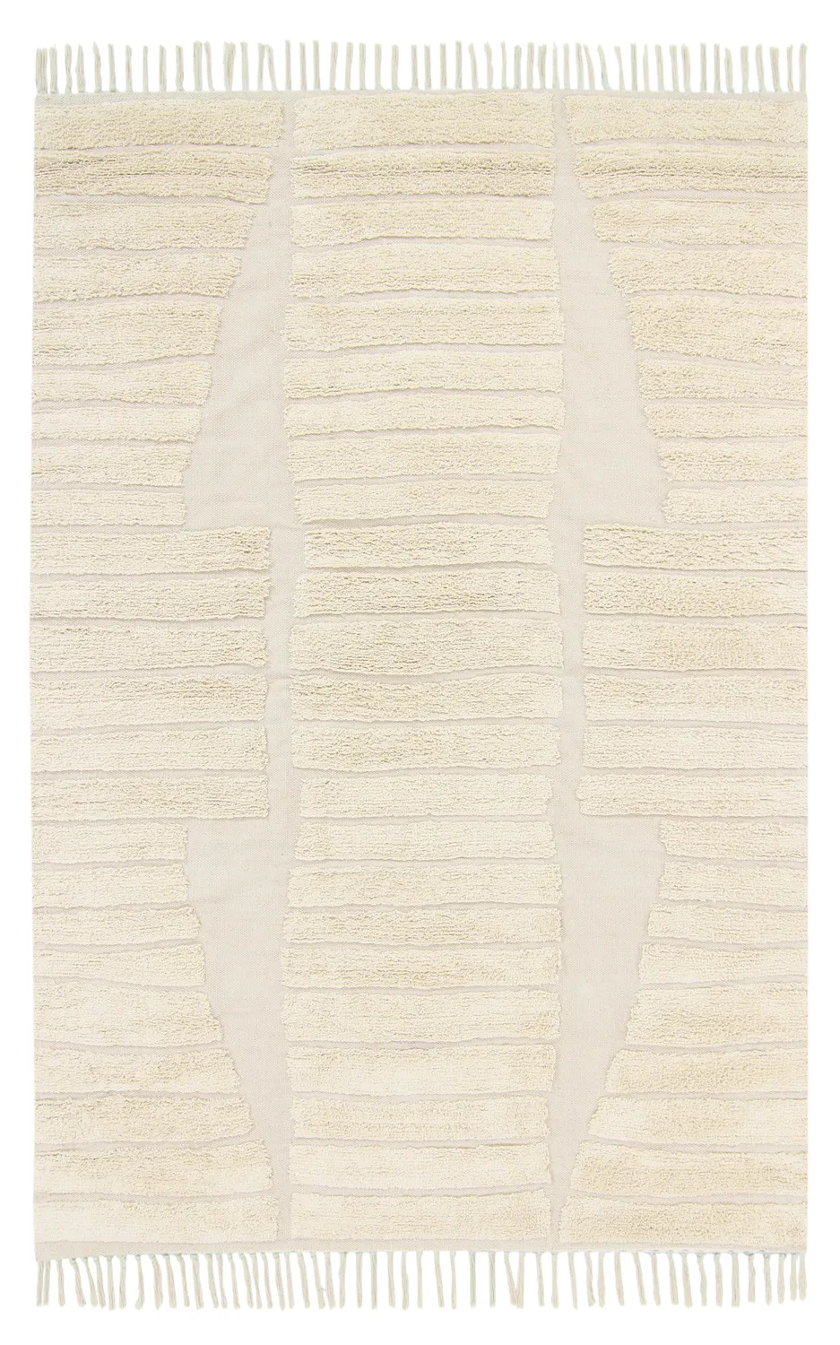 Ryijymatot - Rani Natural Cotton Shaggy (beige)