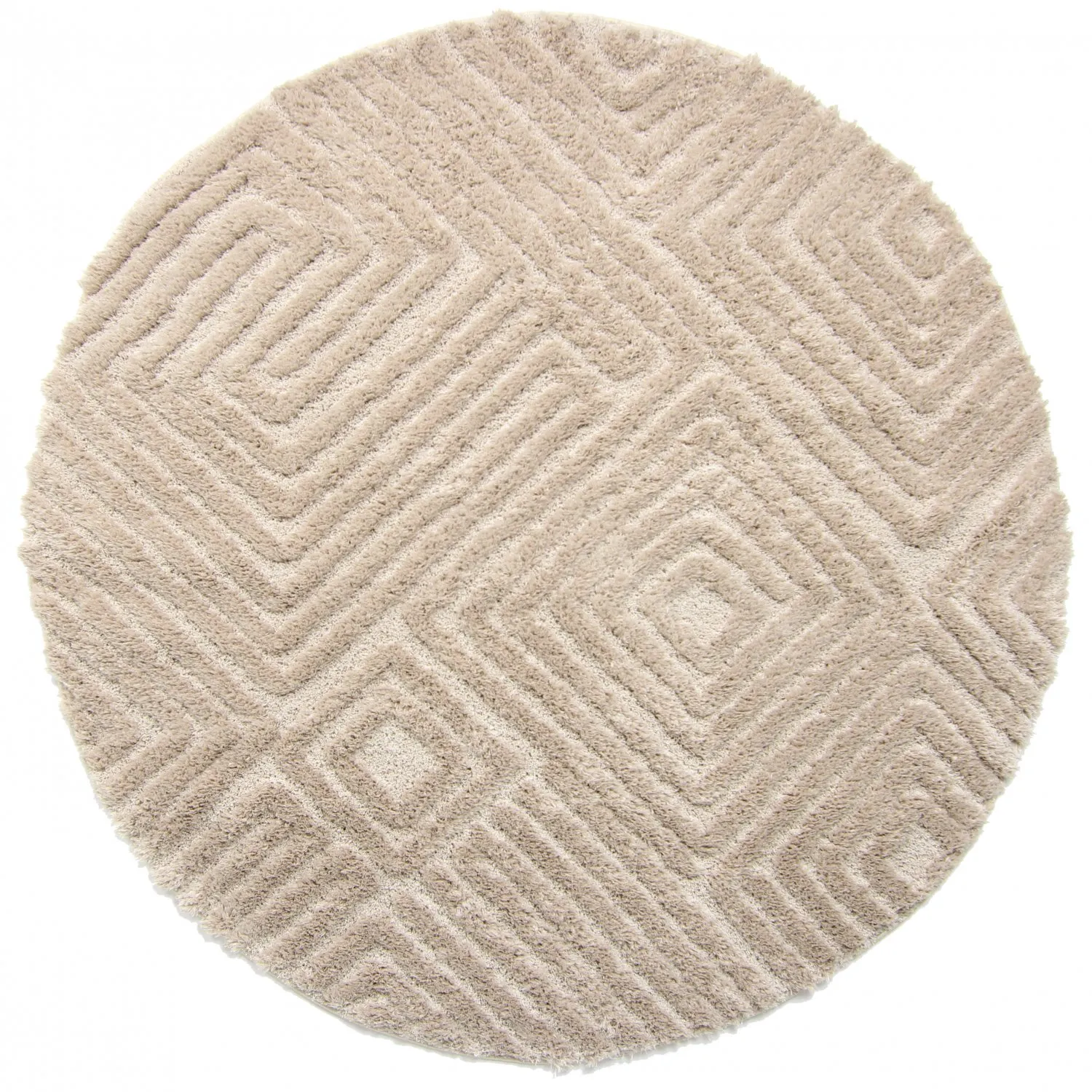 Pyöreä matot - Monti (beige)