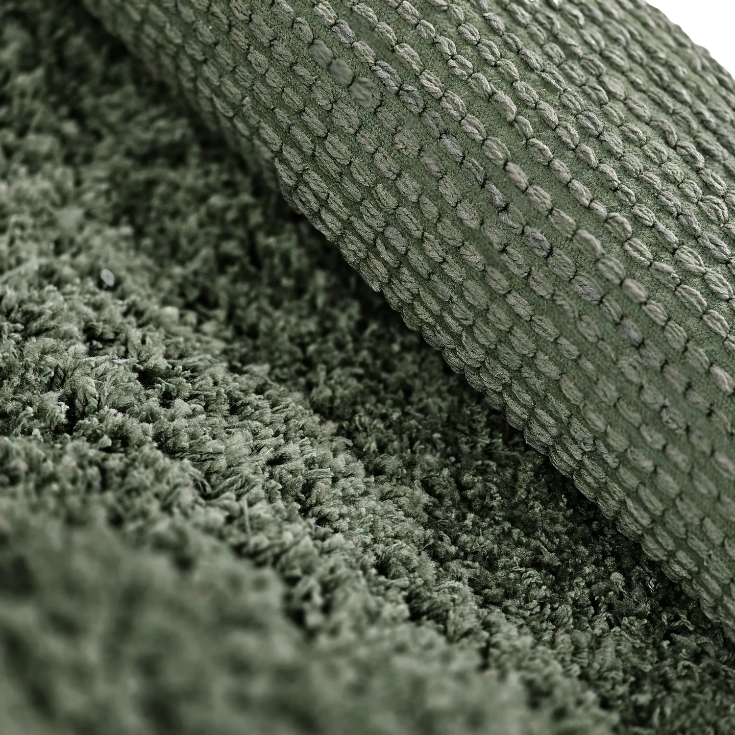Ryijymatot - Combarro Solid Cotton Shaggy (vihreä)
