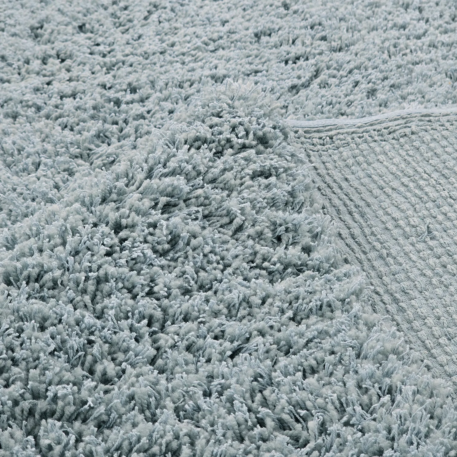 Ryijymatot - Combarro Solid Cotton Shaggy (vaaleansininen)