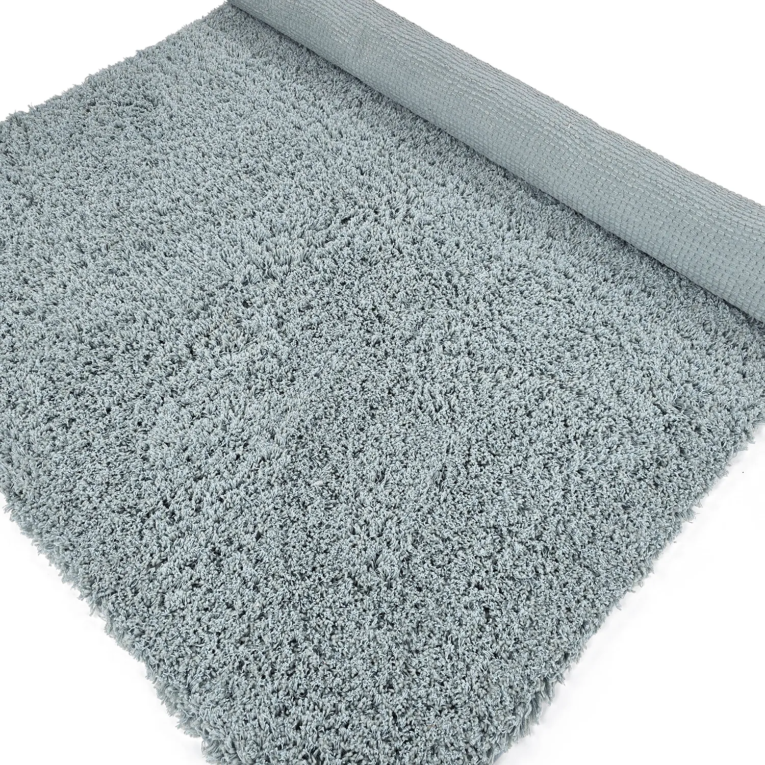 Ryijymatot - Combarro Solid Cotton Shaggy (vaaleansininen)