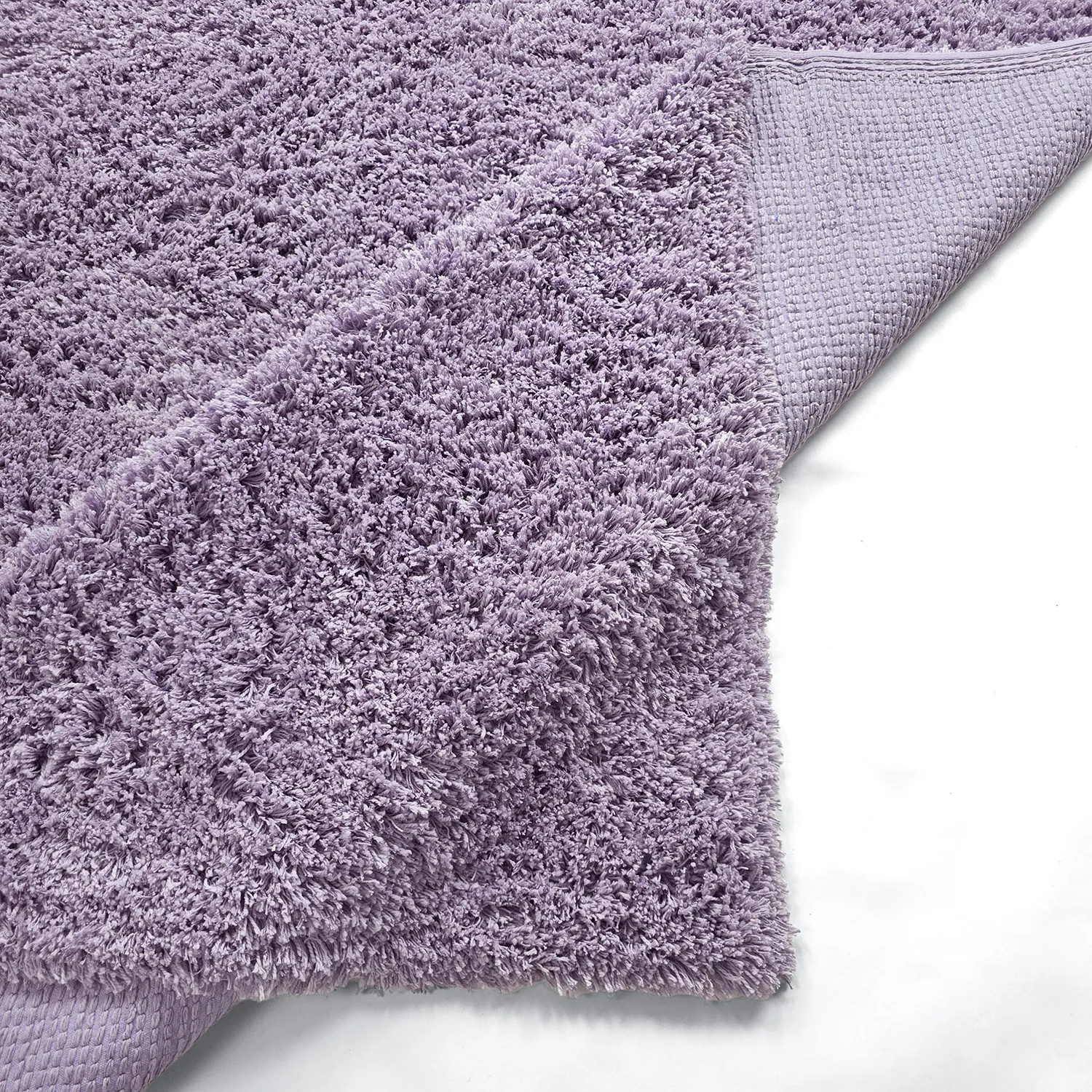 Ryijymatot - Combarro Solid Cotton Shaggy (vaalea violetti)