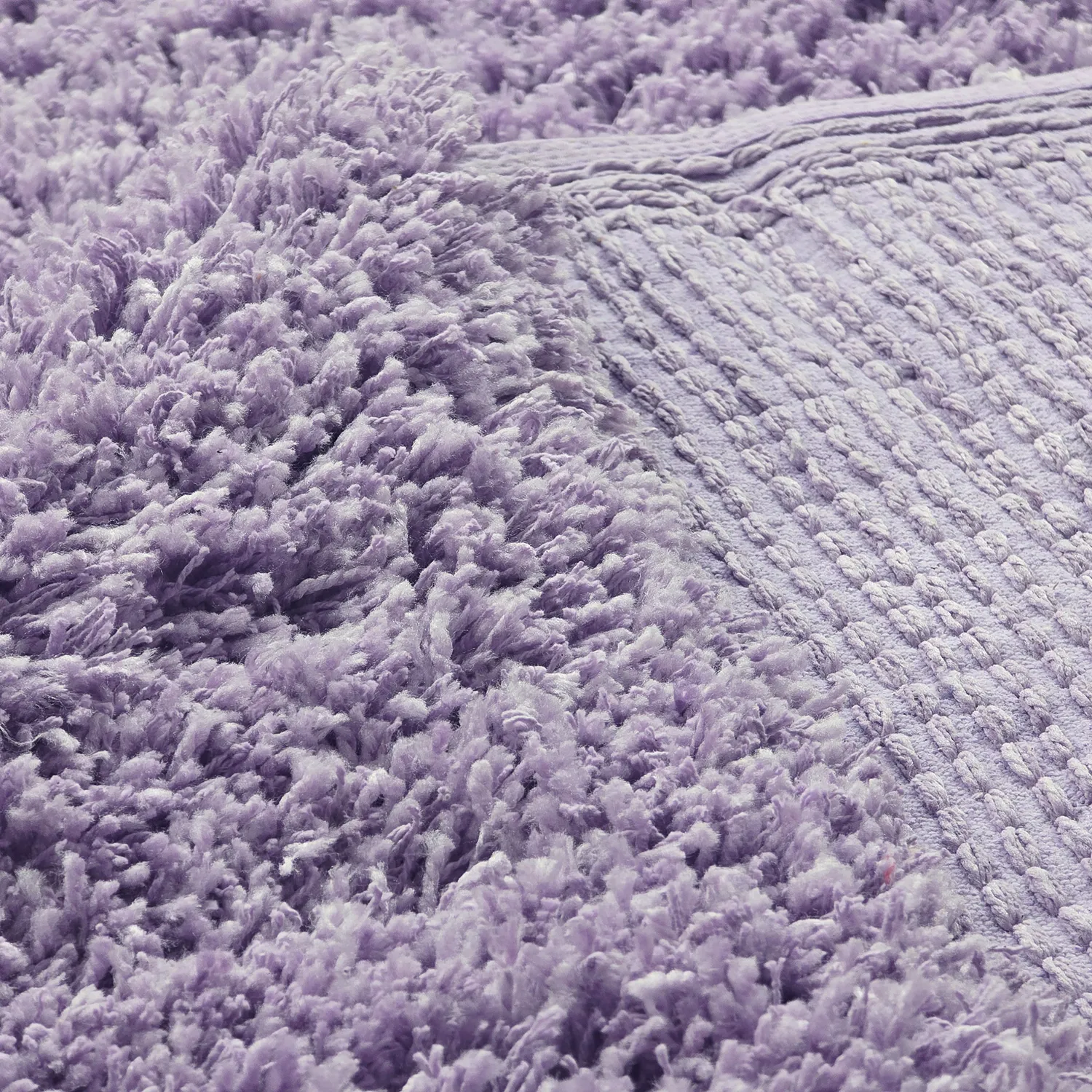 Ryijymatot - Combarro Solid Cotton Shaggy (vaalea violetti)