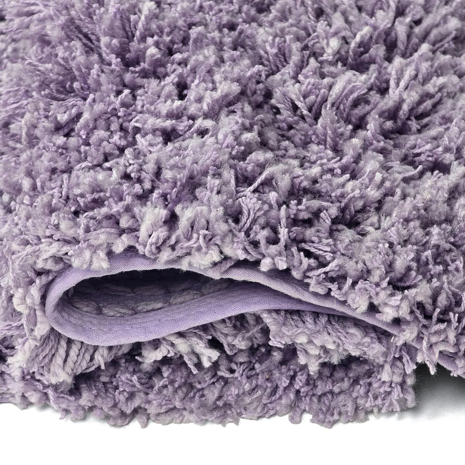 Ryijymatot - Combarro Solid Cotton Shaggy (vaalea violetti)