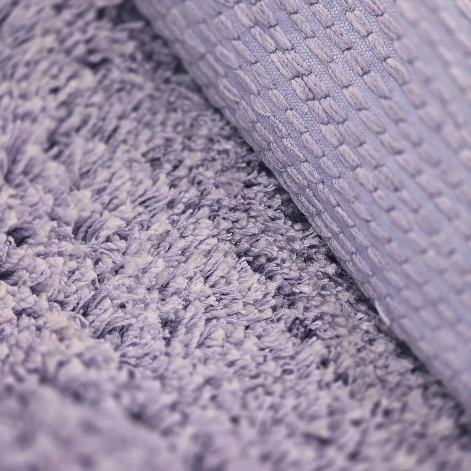 Ryijymatot - Combarro Solid Cotton Shaggy (vaalea violetti)
