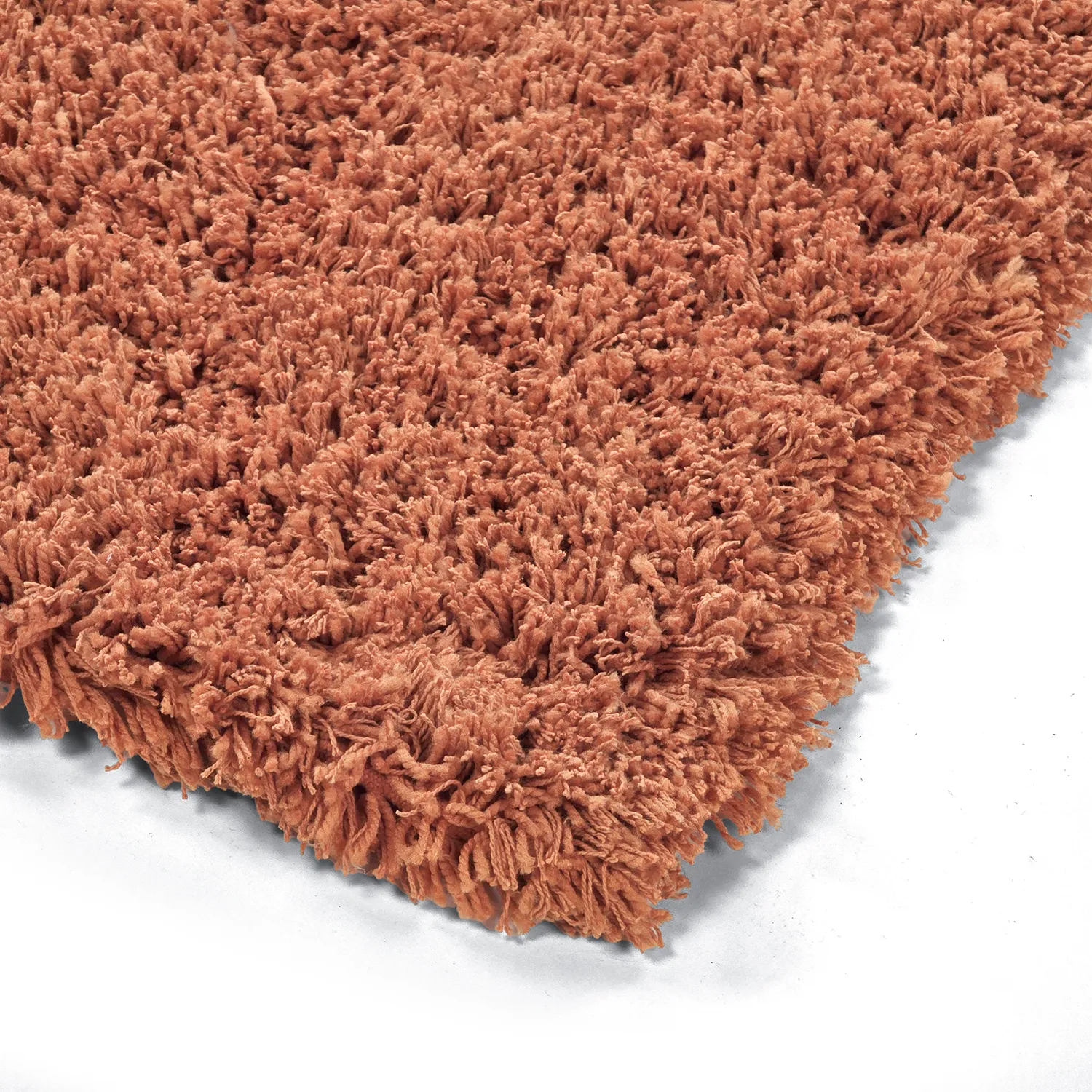 Ryijymatot - Combarro Solid Cotton Shaggy (vaalea oranssi)