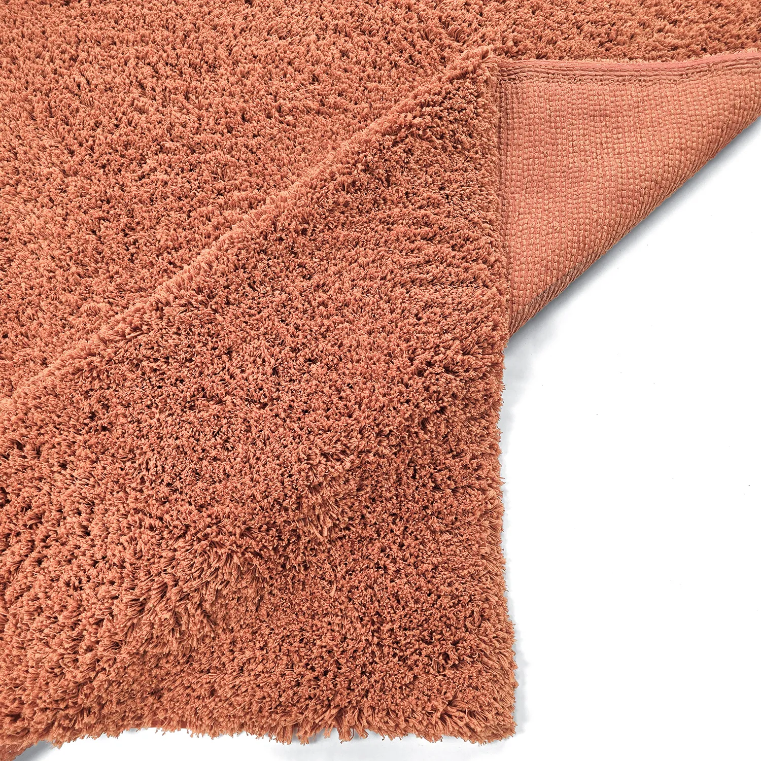Ryijymatot - Combarro Solid Cotton Shaggy (vaalea oranssi)