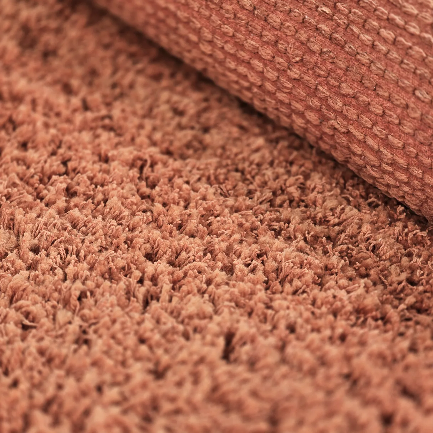Ryijymatot - Combarro Solid Cotton Shaggy (vaalea oranssi)